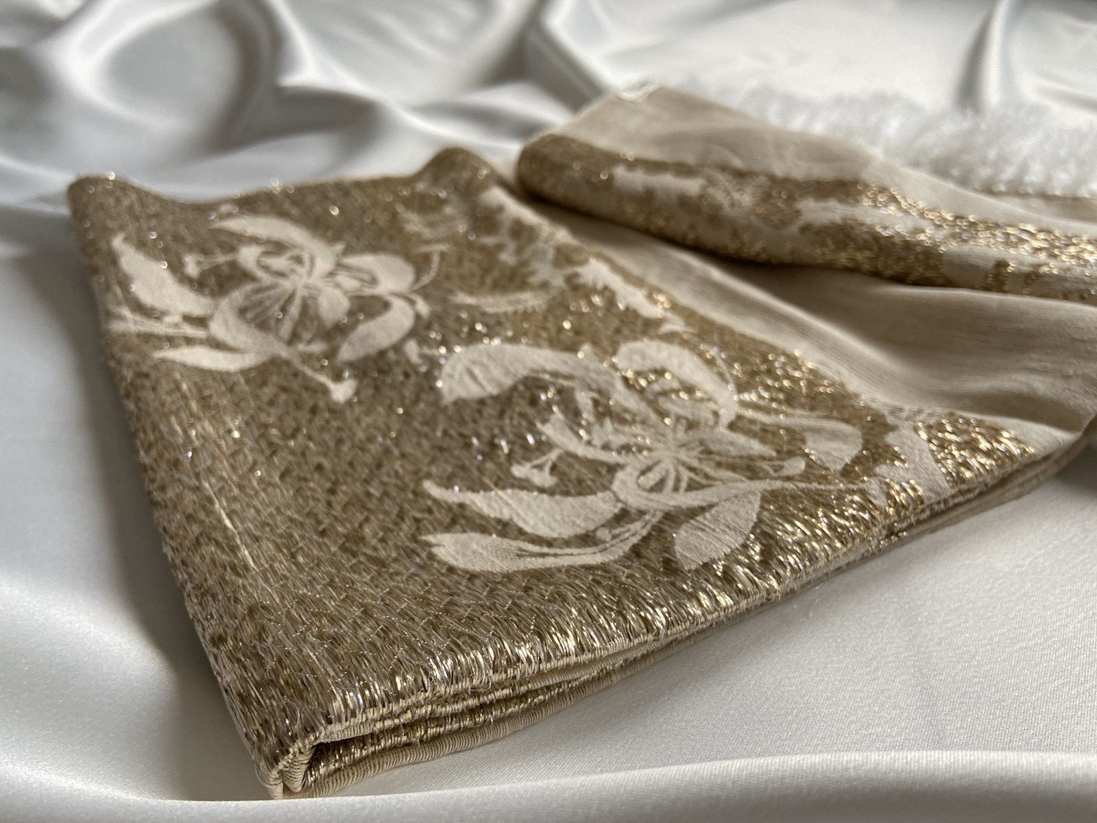 Dior rarity Christian Dior Paris colifichets 1950 gold silk scarf Size ONE SIZE - 3 Thumbnail