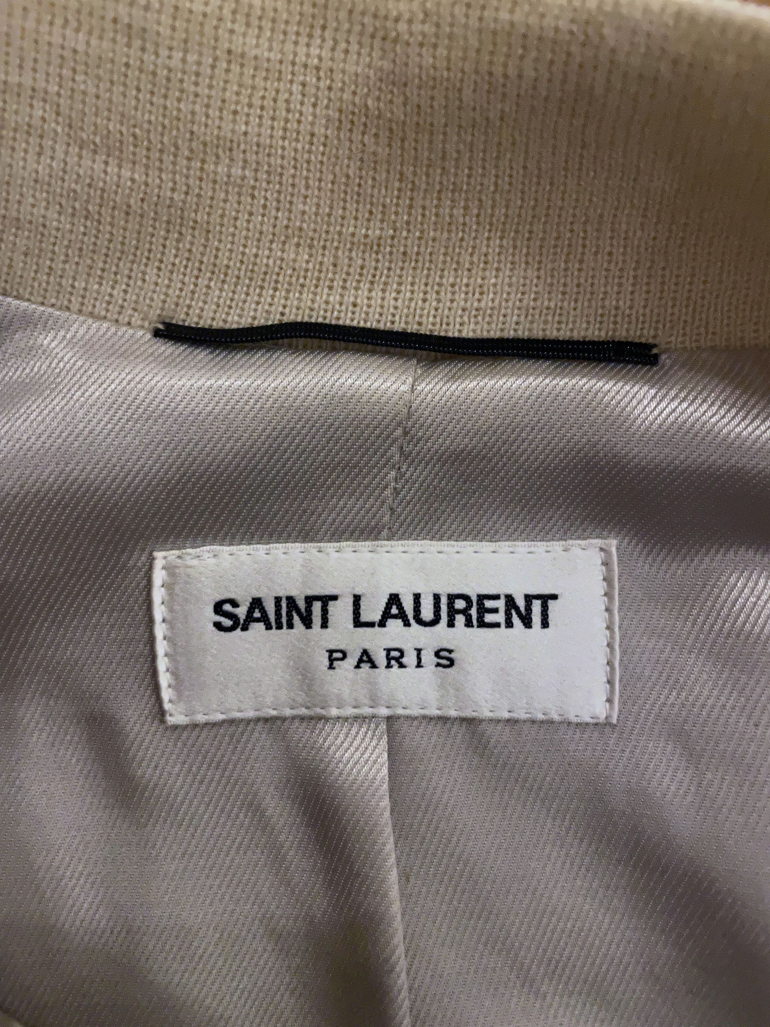 Hedi Slimane × Saint Laurent Paris GRAIL AW16 SEQUIN CRYSTAL BEAD EMBELLISHED VELVET TEDDY Size US S / EU 44-46 / 1 - 10 Thumbnail