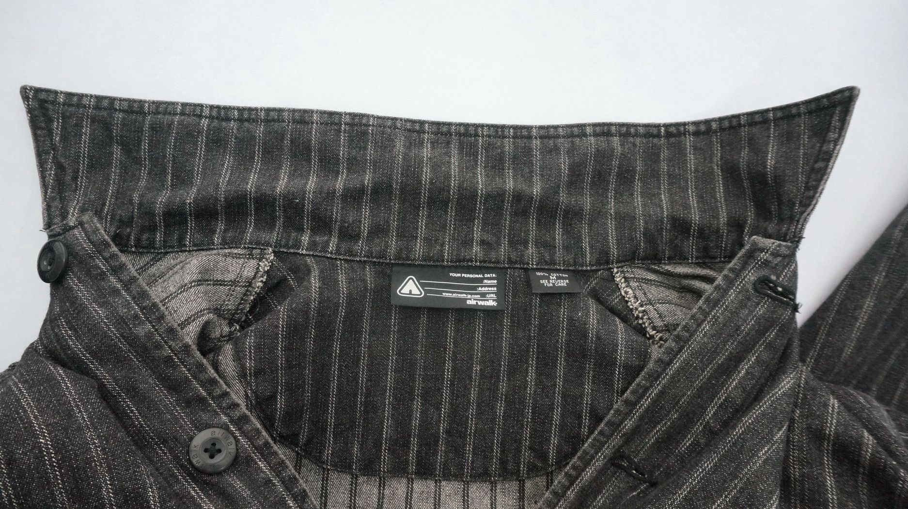 Airwalk AIRWALK Multipocket Striped Denim Jacket Size US S / EU 44-46 / 1 - 8 Thumbnail
