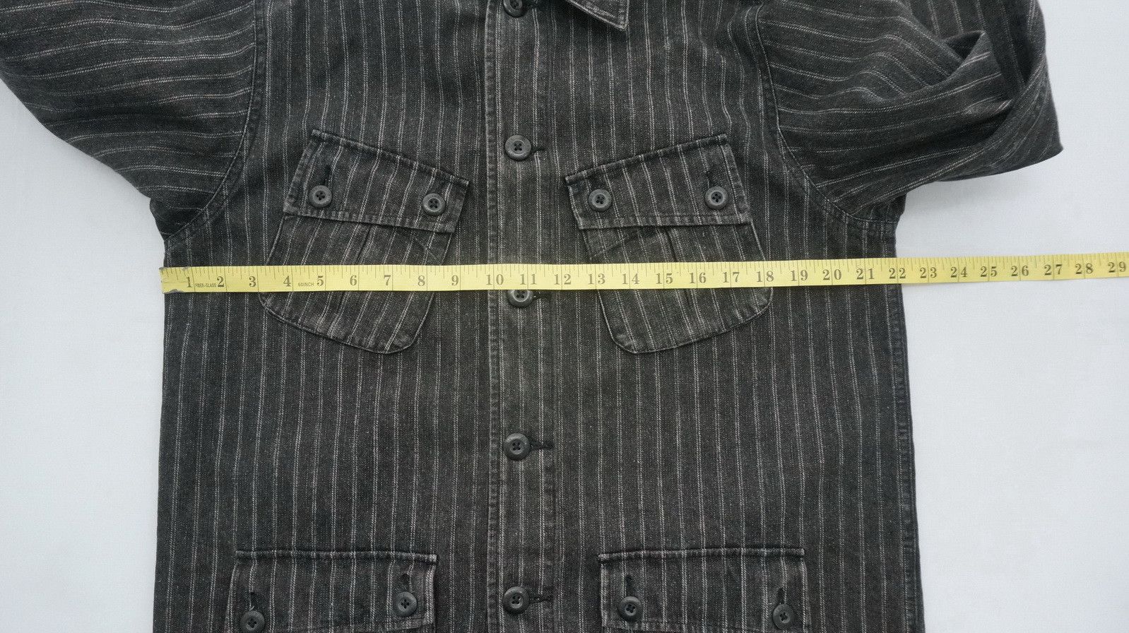 Airwalk AIRWALK Multipocket Striped Denim Jacket Size US S / EU 44-46 / 1 - 14 Thumbnail