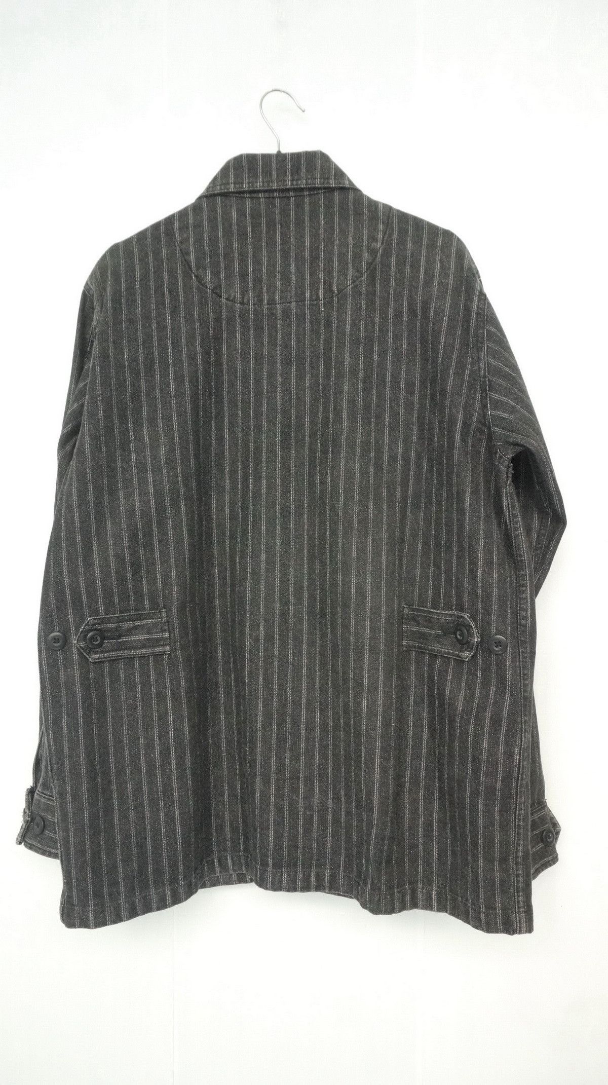 Airwalk AIRWALK Multipocket Striped Denim Jacket Size US S / EU 44-46 / 1 - 2 Thumbnail