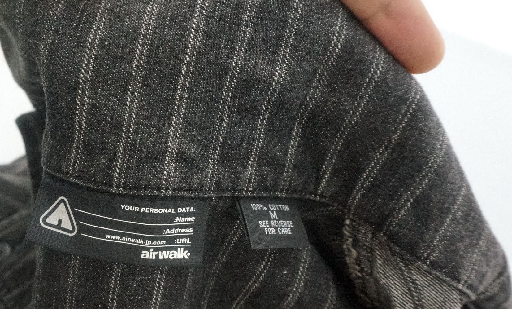 Airwalk AIRWALK Multipocket Striped Denim Jacket Size US S / EU 44-46 / 1 - 9 Thumbnail