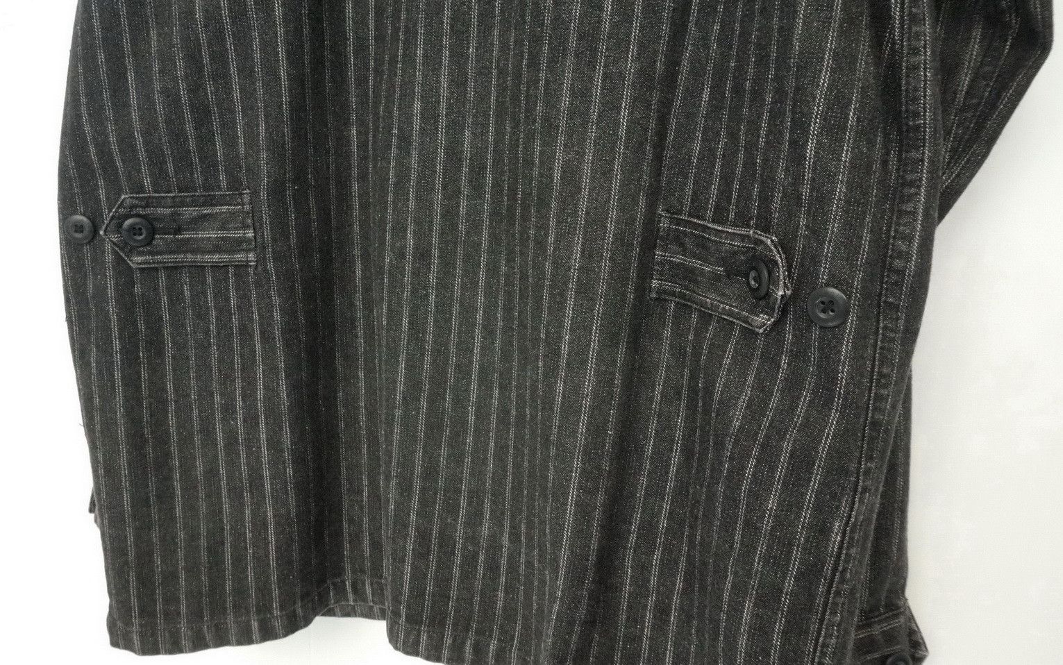 Airwalk AIRWALK Multipocket Striped Denim Jacket Size US S / EU 44-46 / 1 - 7 Thumbnail
