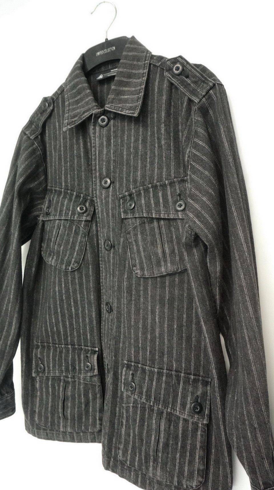 Airwalk AIRWALK Multipocket Striped Denim Jacket Size US S / EU 44-46 / 1 - 6 Thumbnail