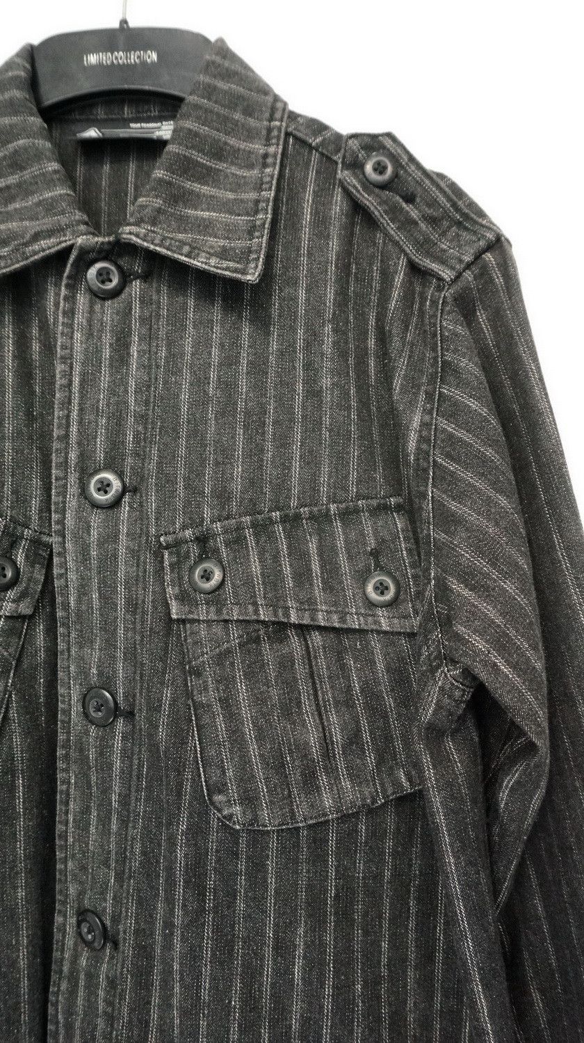 Airwalk AIRWALK Multipocket Striped Denim Jacket Size US S / EU 44-46 / 1 - 4 Thumbnail