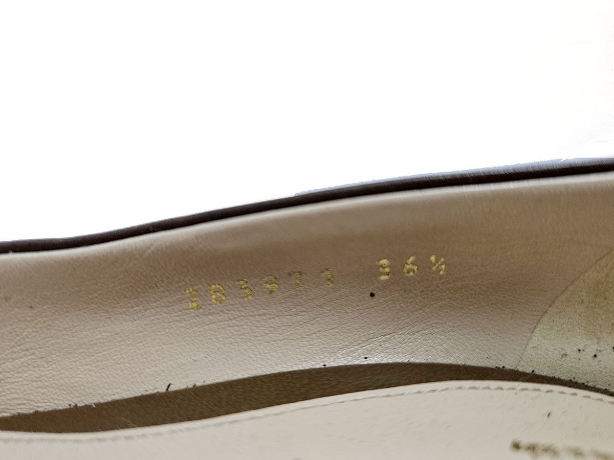 Gucci Gucci Brown Leather Horsebit Peep Toe Pumps Size 36.5 US 6.5 Size US 6.5 / IT 36.5 - 9 Thumbnail