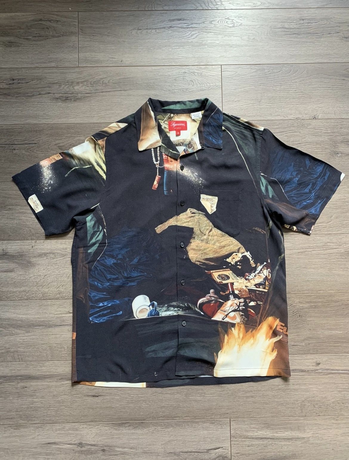 Supreme Supreme Firecracker Rayon S/S Shirt SS21 | Grailed
