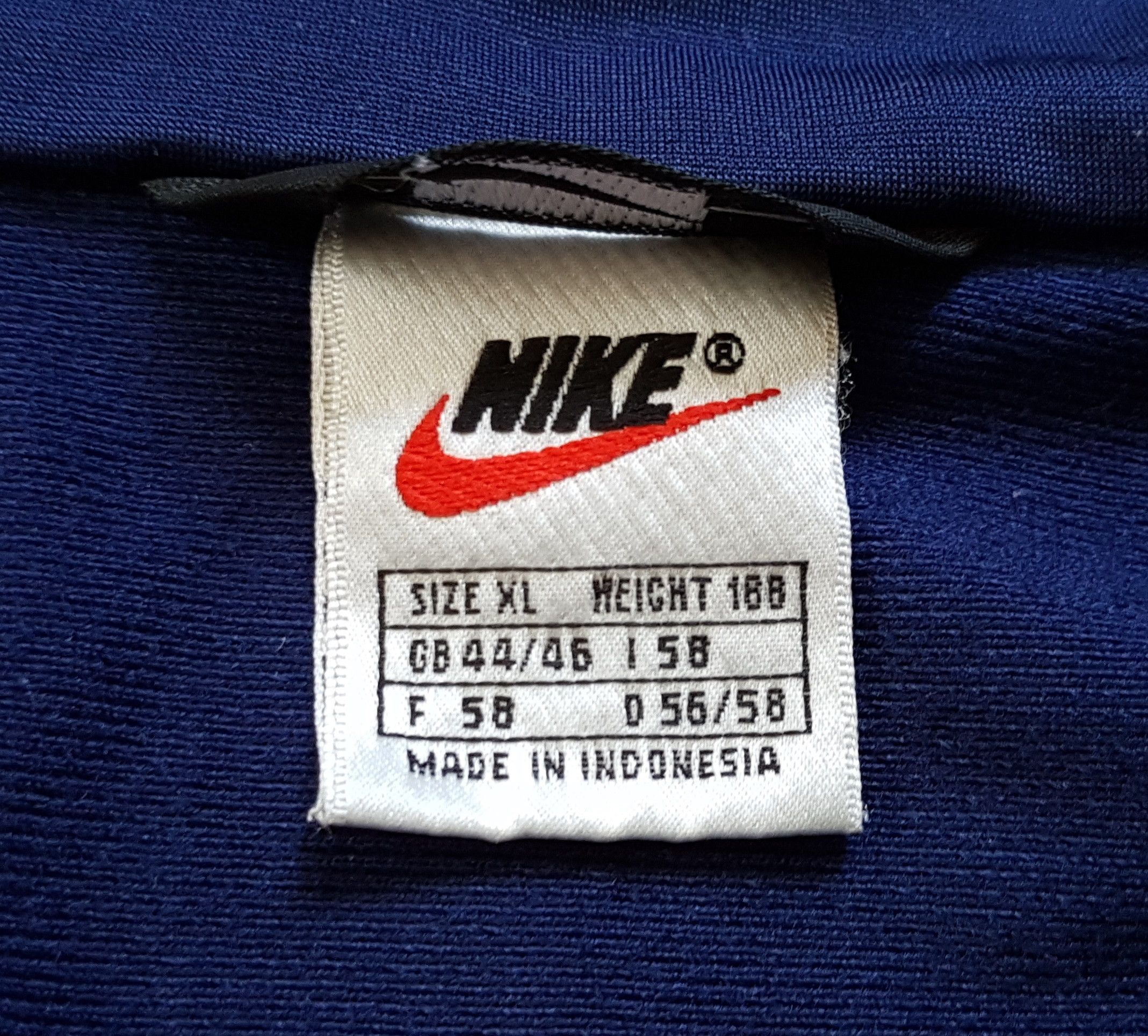 Nike Vintage 90s Nike USA Tape Full Zip Track Top Jacket Size US XL / EU 56 / 4 - 10 Thumbnail