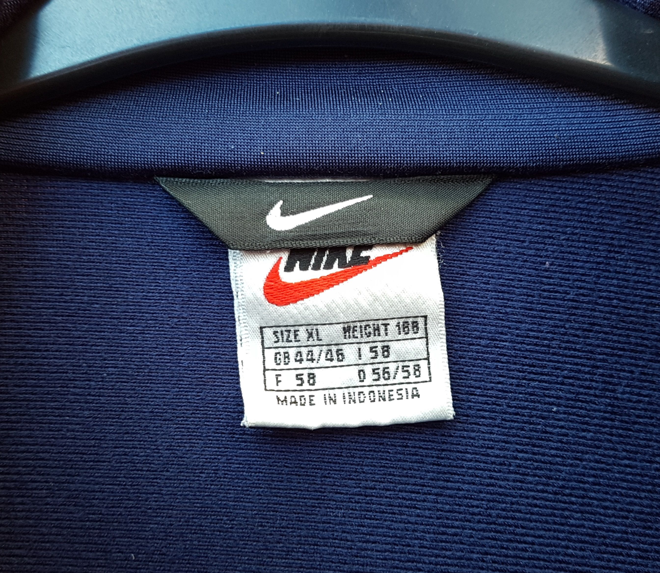 Nike Vintage 90s Nike USA Tape Full Zip Track Top Jacket Size US XL / EU 56 / 4 - 9 Thumbnail