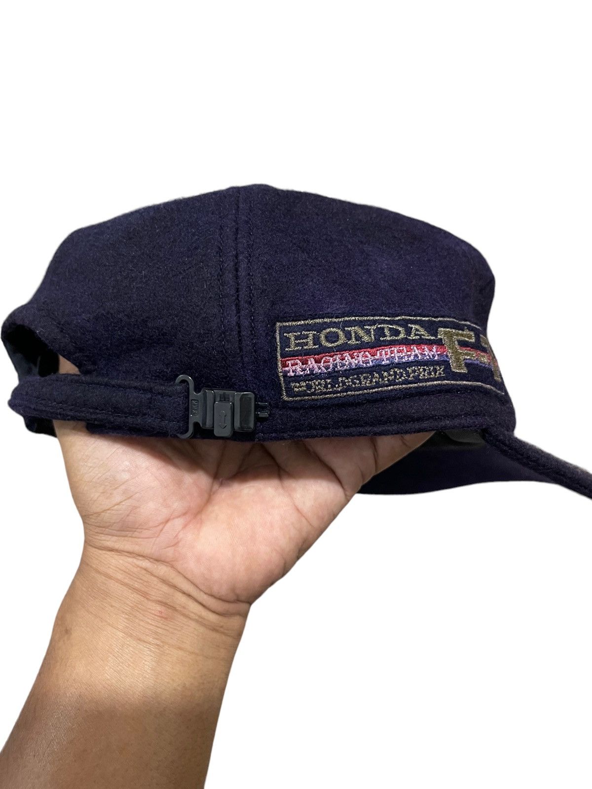 Honda Vintage 90s Honda Grand Prix Racing Team F1 5 Panel Cap Size ONE SIZE - 13 Thumbnail