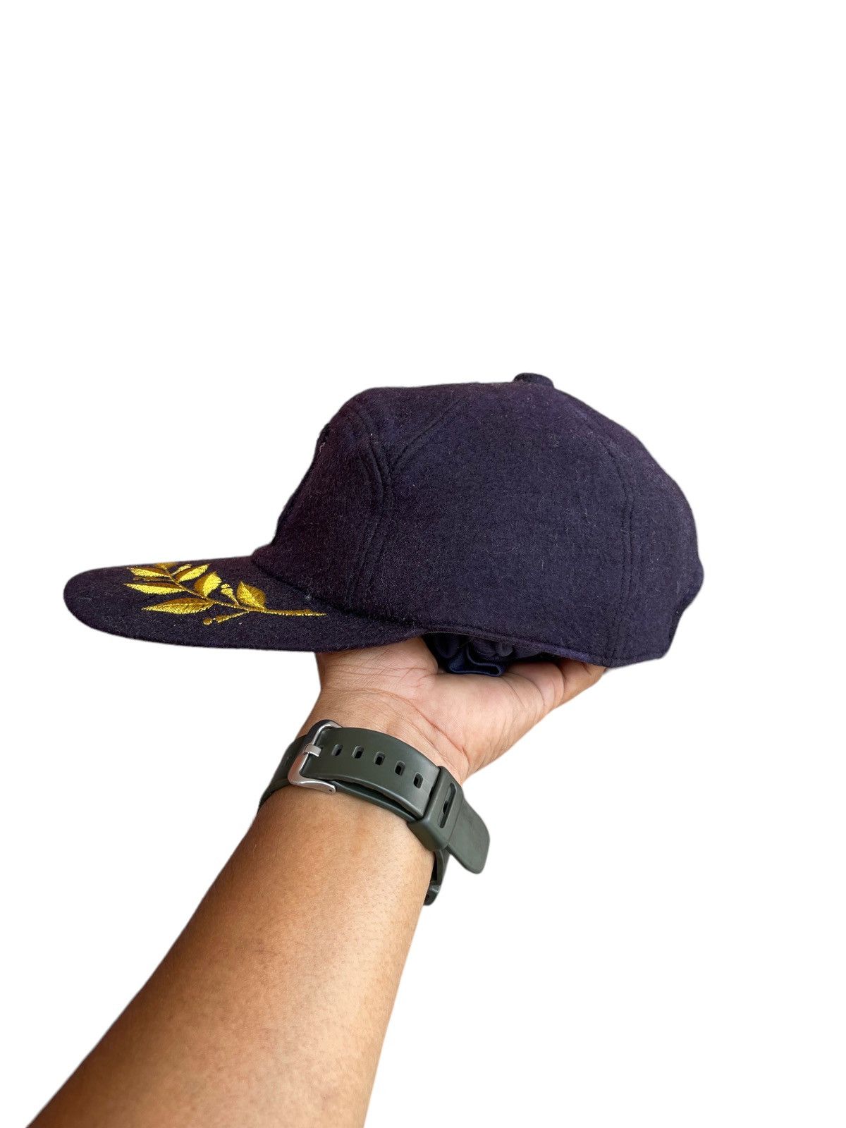 Honda Vintage 90s Honda Grand Prix Racing Team F1 5 Panel Cap Size ONE SIZE - 11 Thumbnail
