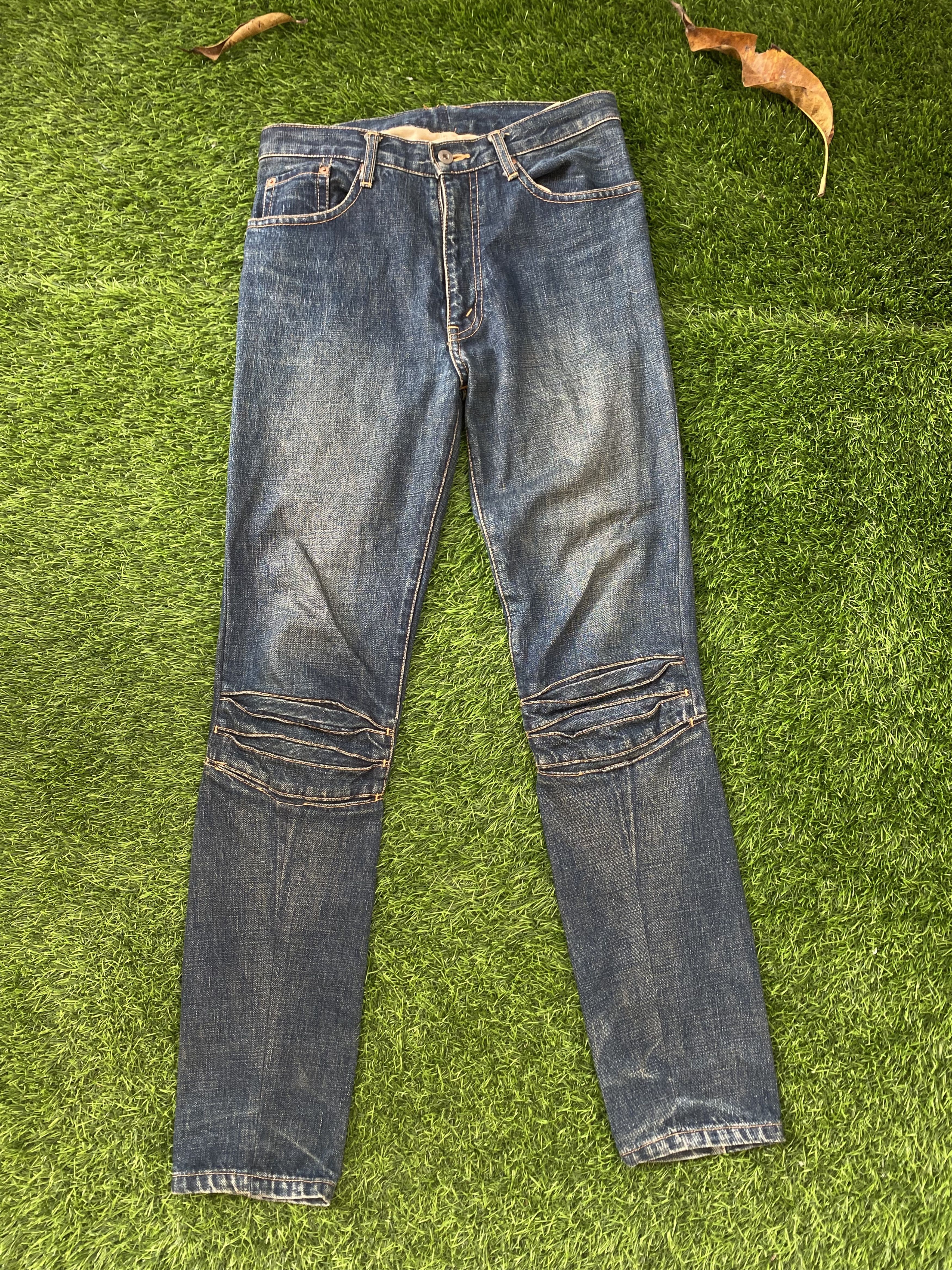 image of Comme Des Garcons Bikers Denim Pants, Men's (Size 30)