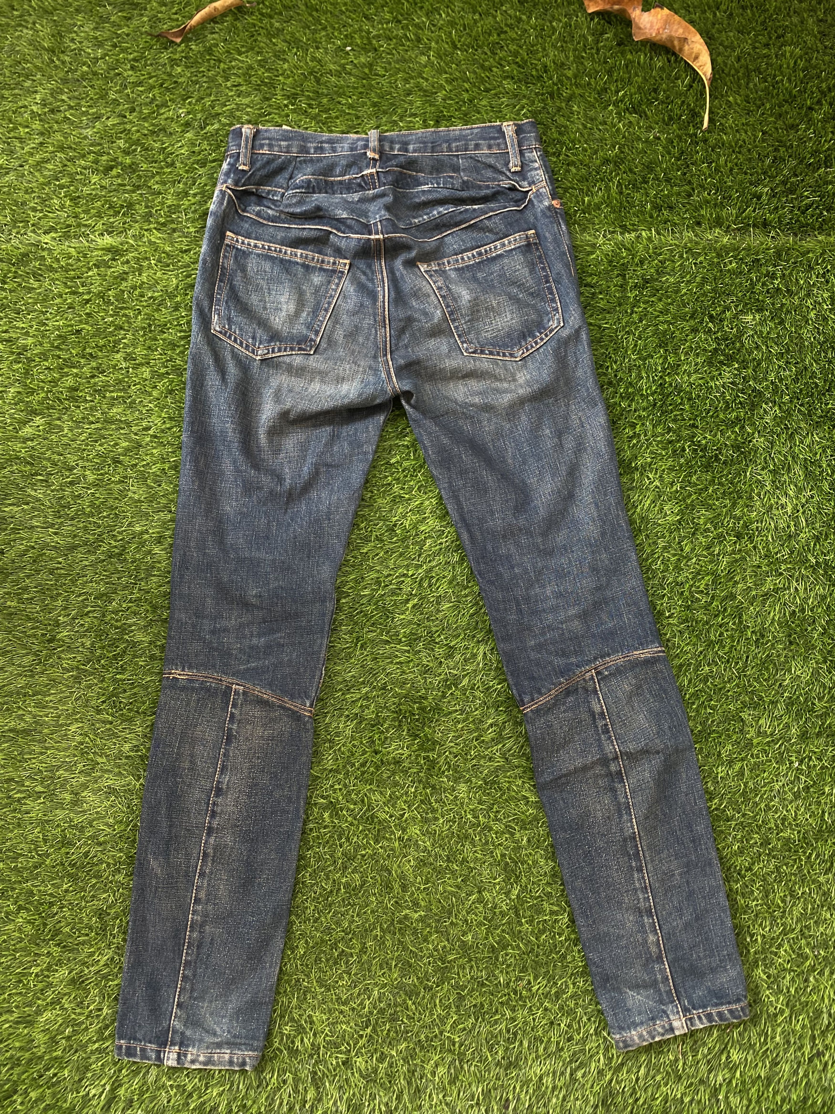 Comme des Garcons × Junya Watanabe Comme des Garcons Bikers Denim Pants Size US 30 / EU 46 - 3 Thumbnail