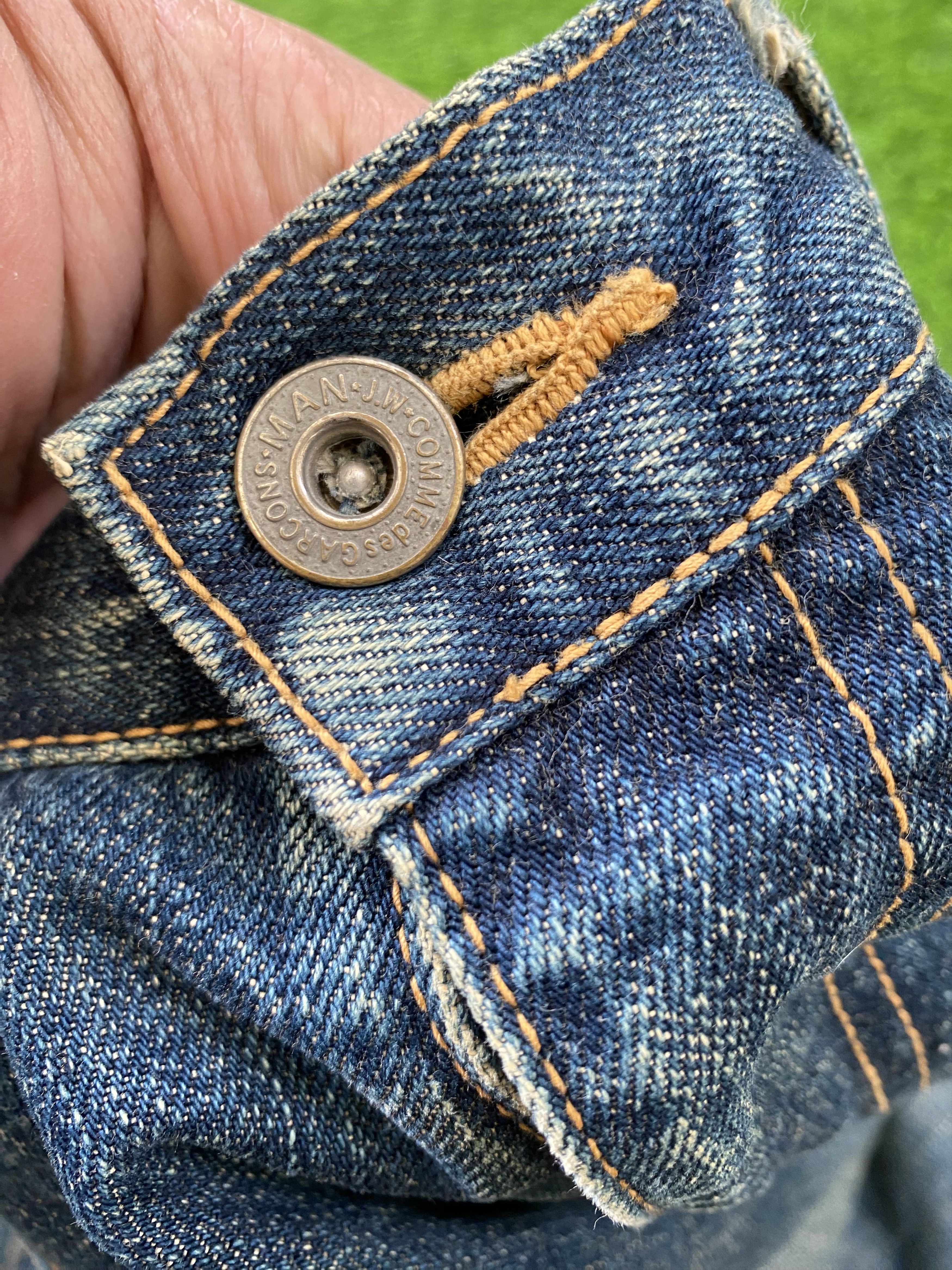 Comme des Garcons × Junya Watanabe Comme des Garcons Bikers Denim Pants Size US 30 / EU 46 - 8 Thumbnail