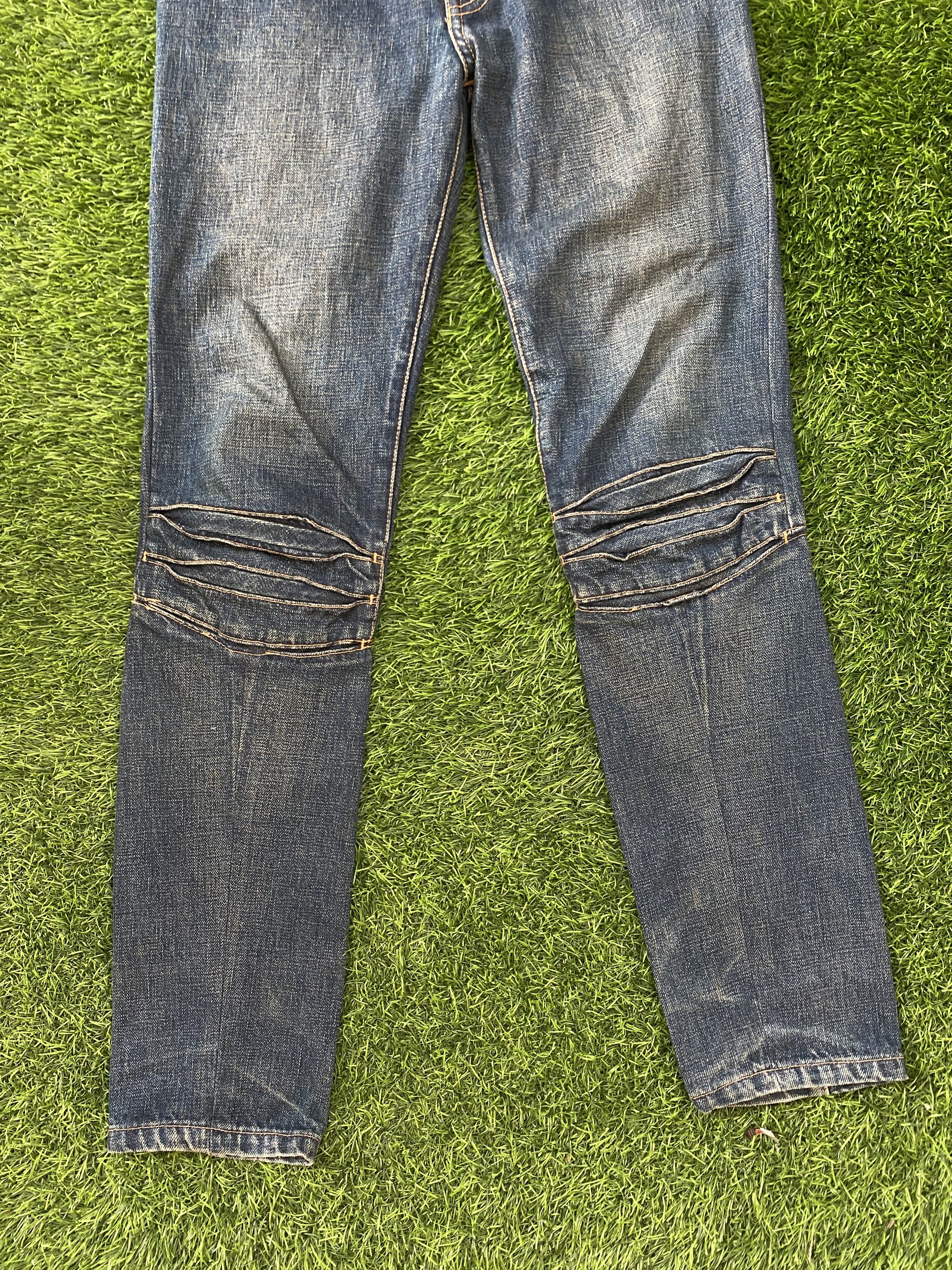 Comme des Garcons × Junya Watanabe Comme des Garcons Bikers Denim Pants Size US 30 / EU 46 - 2 Thumbnail