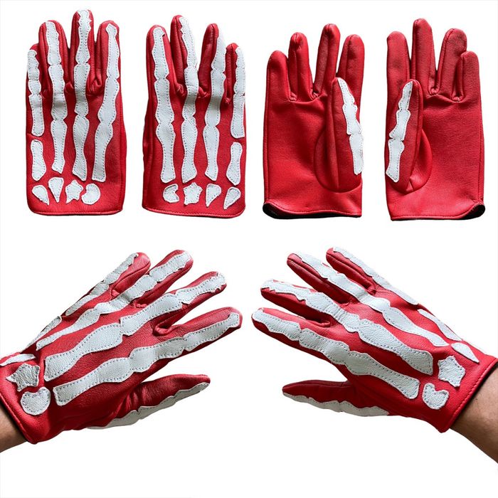 Vintage Leather Skeleton Gloves Grailed
