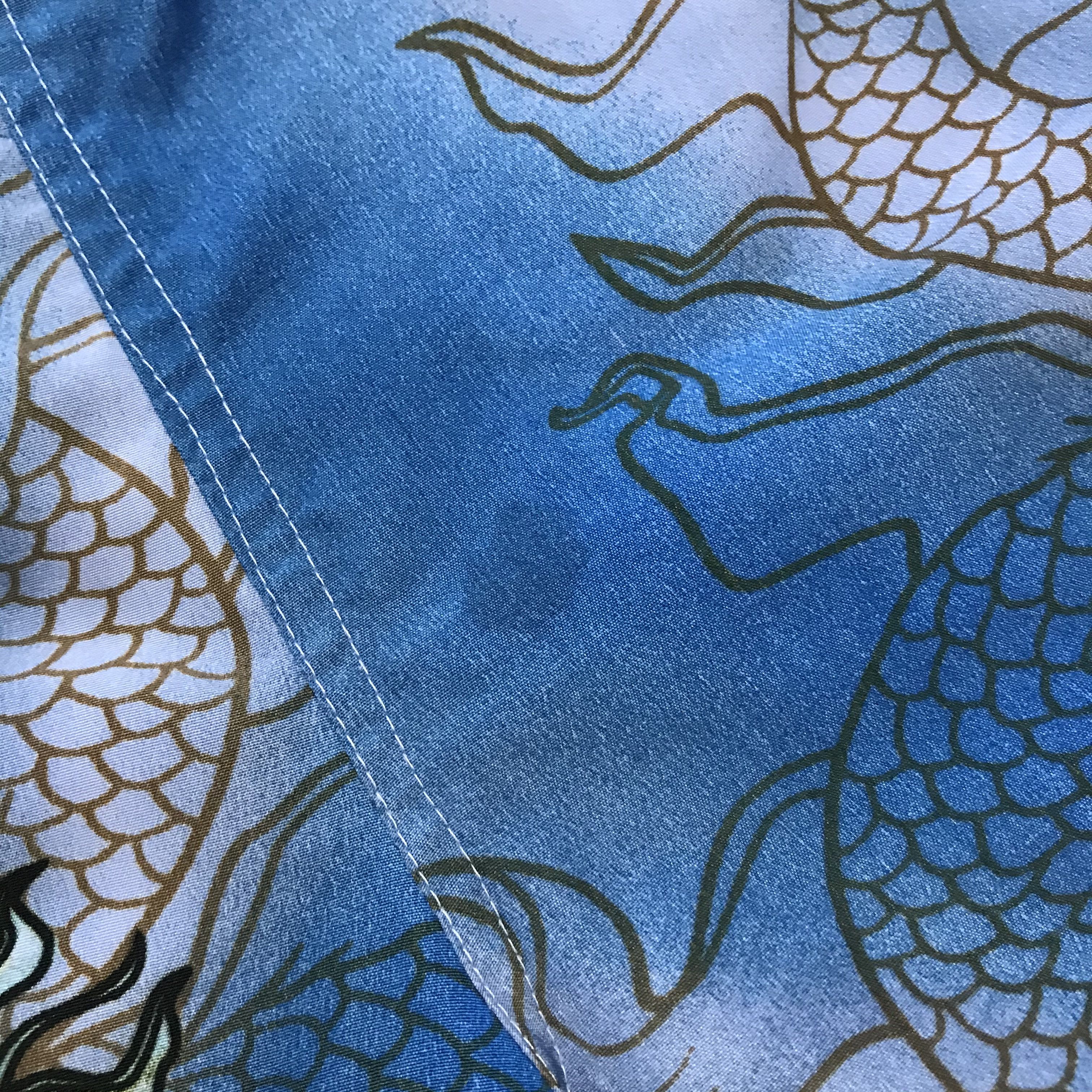 Other Vintage Dragon Crazy Shorts Hawaiian Japanese Allover Print Size US 32 / EU 48 - 4 Thumbnail