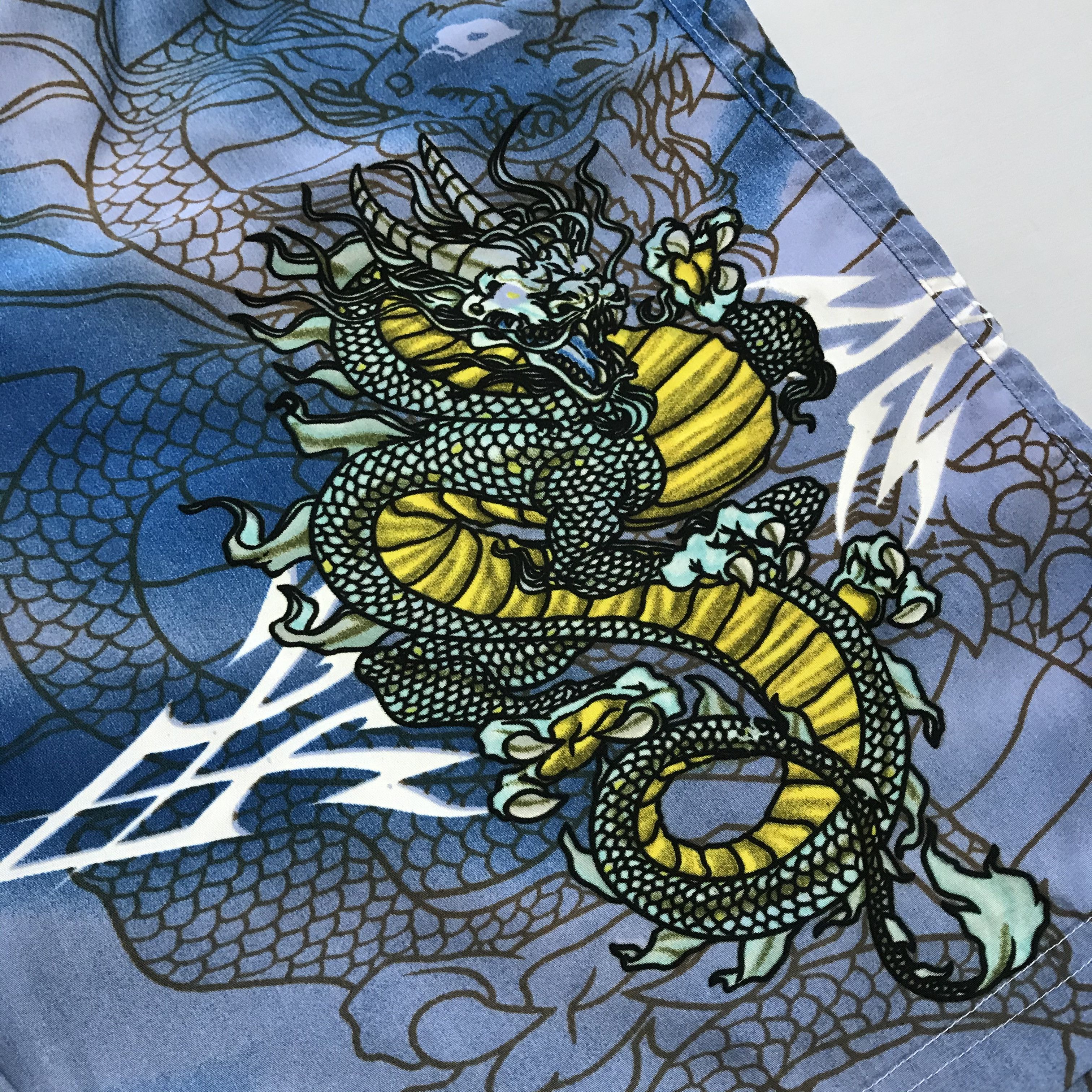 Other Vintage Dragon Crazy Shorts Hawaiian Japanese Allover Print Size US 32 / EU 48 - 3 Thumbnail