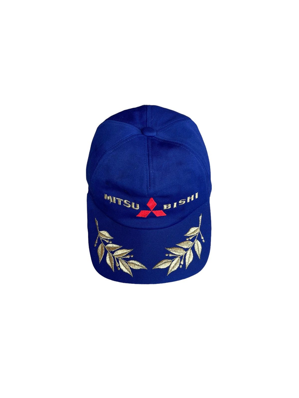 Japanese Brand × Vintage Vintage 90s Mitsubishi Spellout Logo Racing Cap Size ONE SIZE - 3 Thumbnail