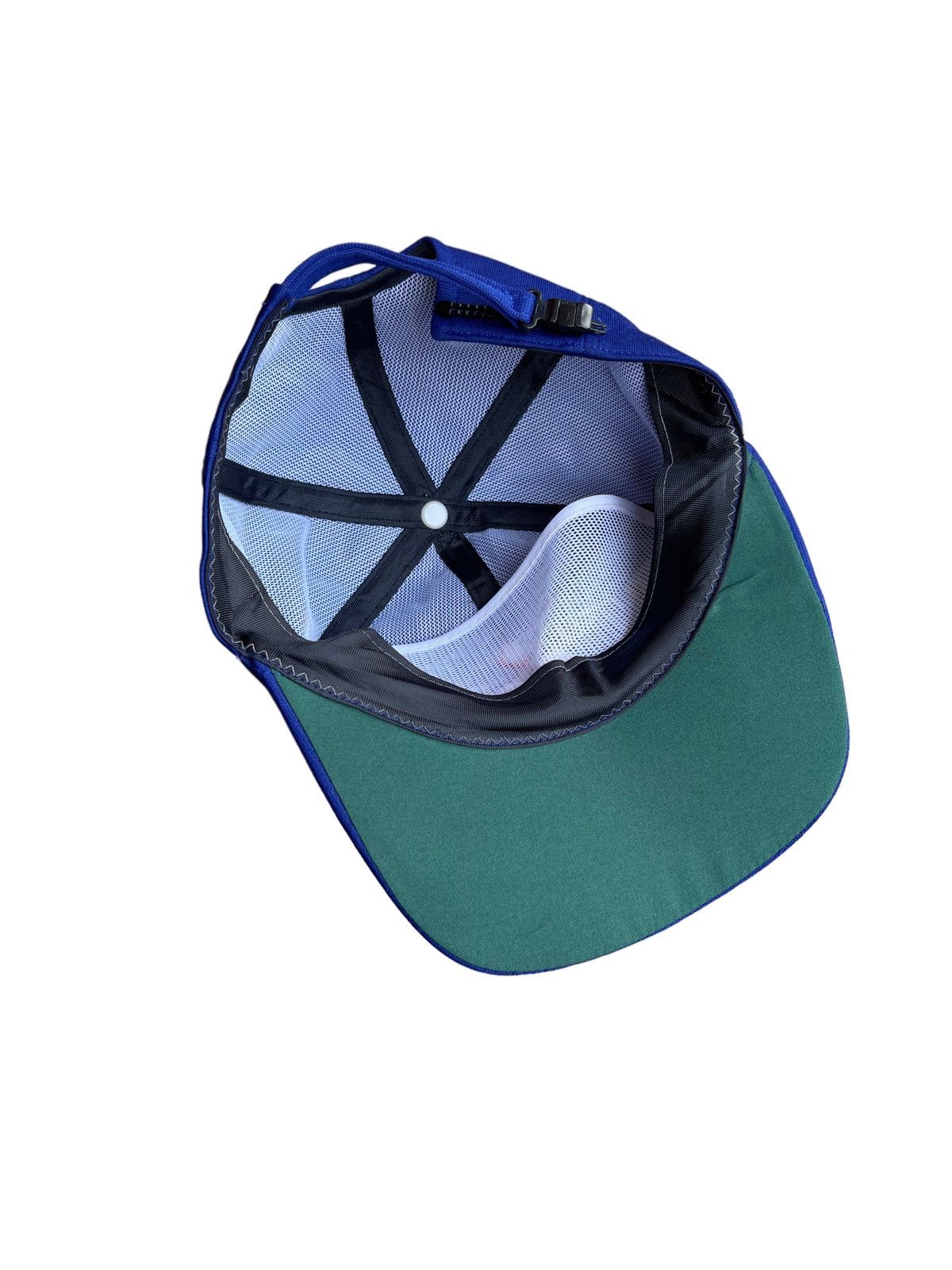 Japanese Brand × Vintage Vintage 90s Mitsubishi Spellout Logo Racing Cap Size ONE SIZE - 9 Thumbnail