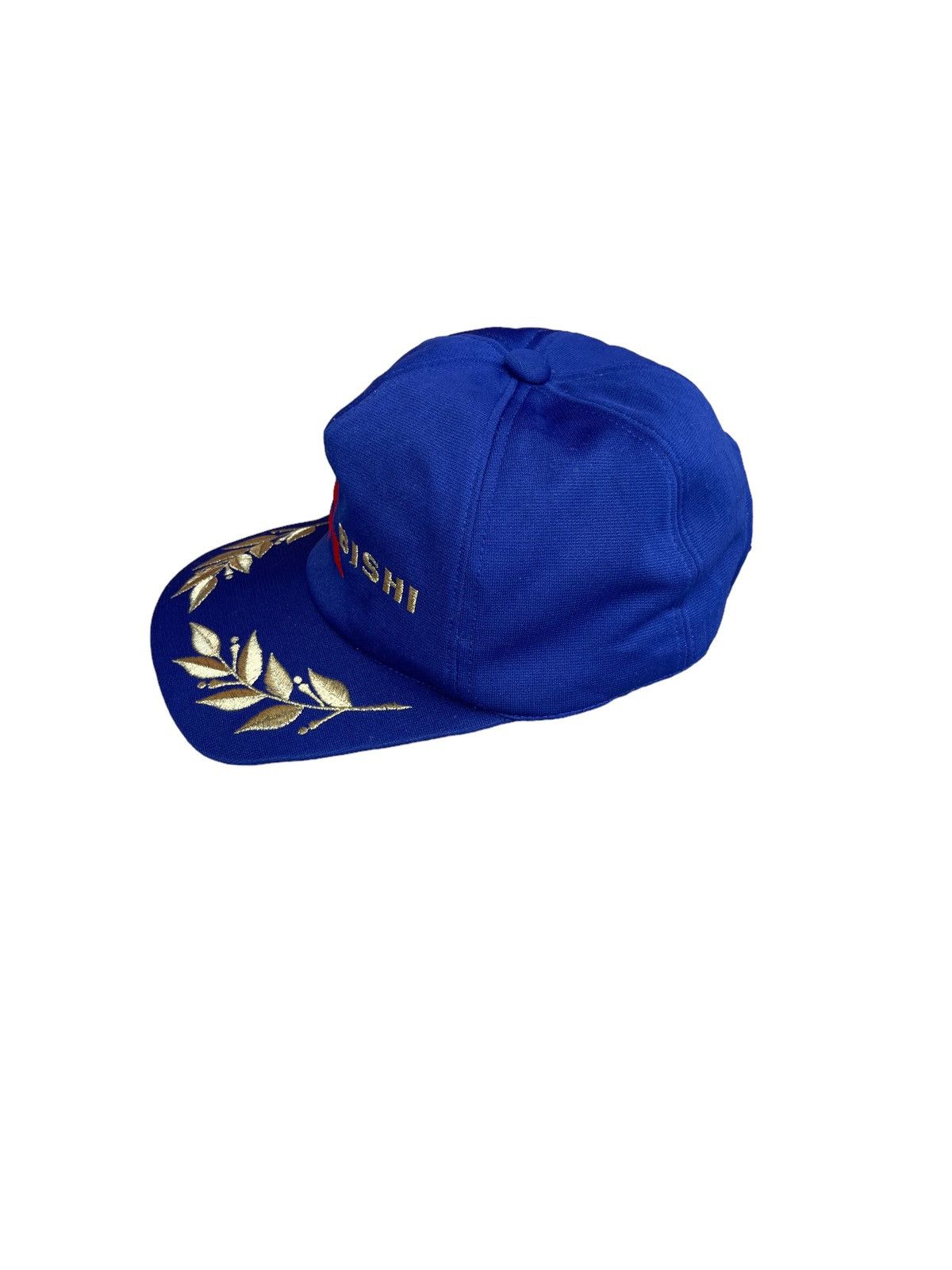 Japanese Brand × Vintage Vintage 90s Mitsubishi Spellout Logo Racing Cap Size ONE SIZE - 4 Thumbnail