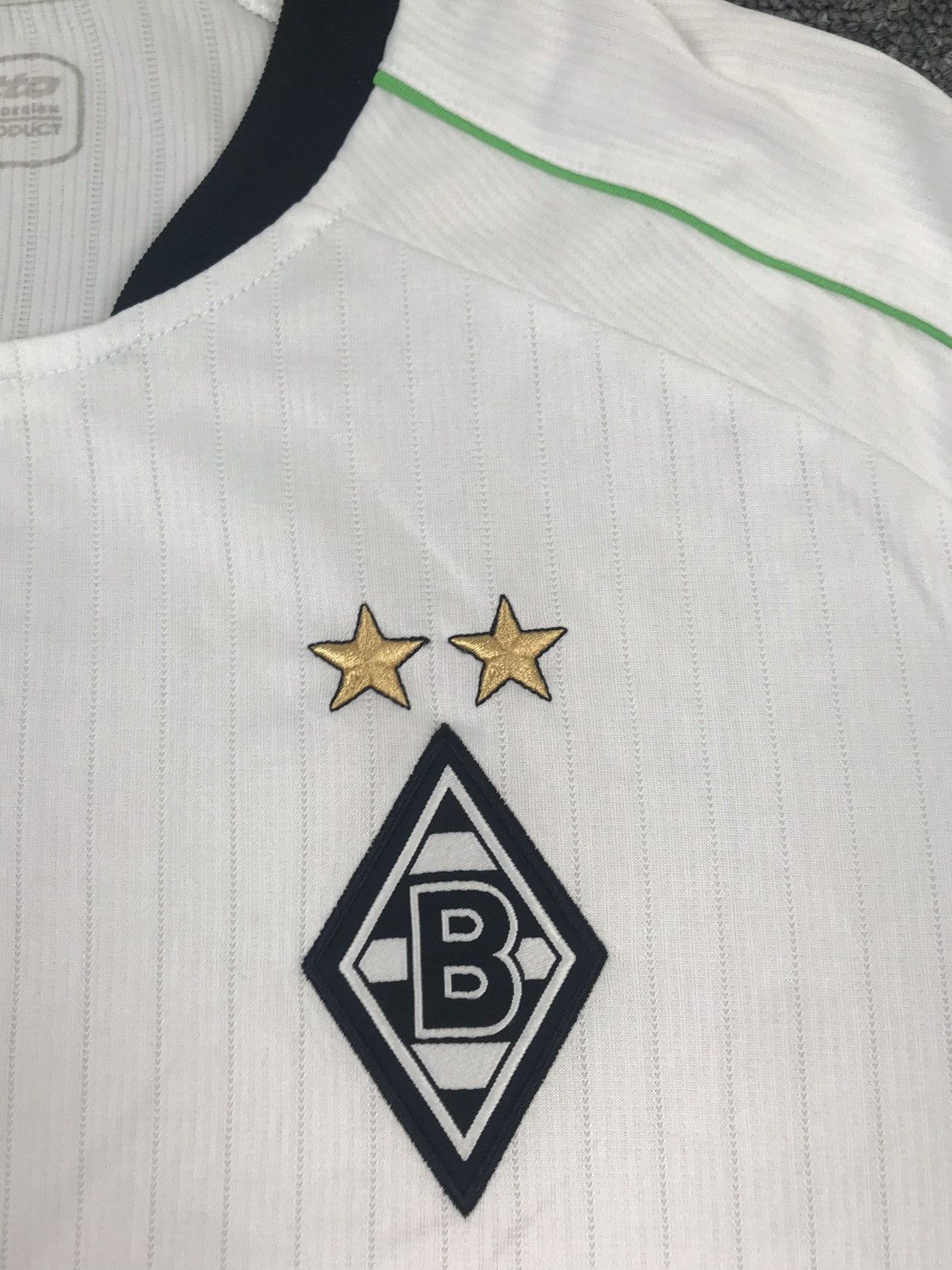 Lotto Sport × Vintage BORUSSIA MONCHENGLADBACH 2012/2013 HOME TRIKOT LOTTO,SZ L Size US L / EU 52-54 / 3 - 7 Thumbnail