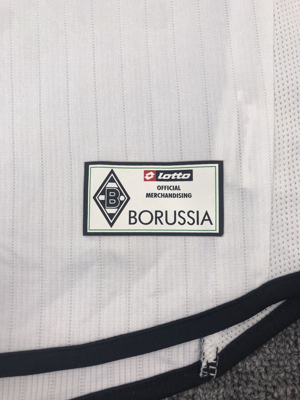 Lotto Sport × Vintage BORUSSIA MONCHENGLADBACH 2012/2013 HOME TRIKOT LOTTO,SZ L Size US L / EU 52-54 / 3 - 6 Thumbnail