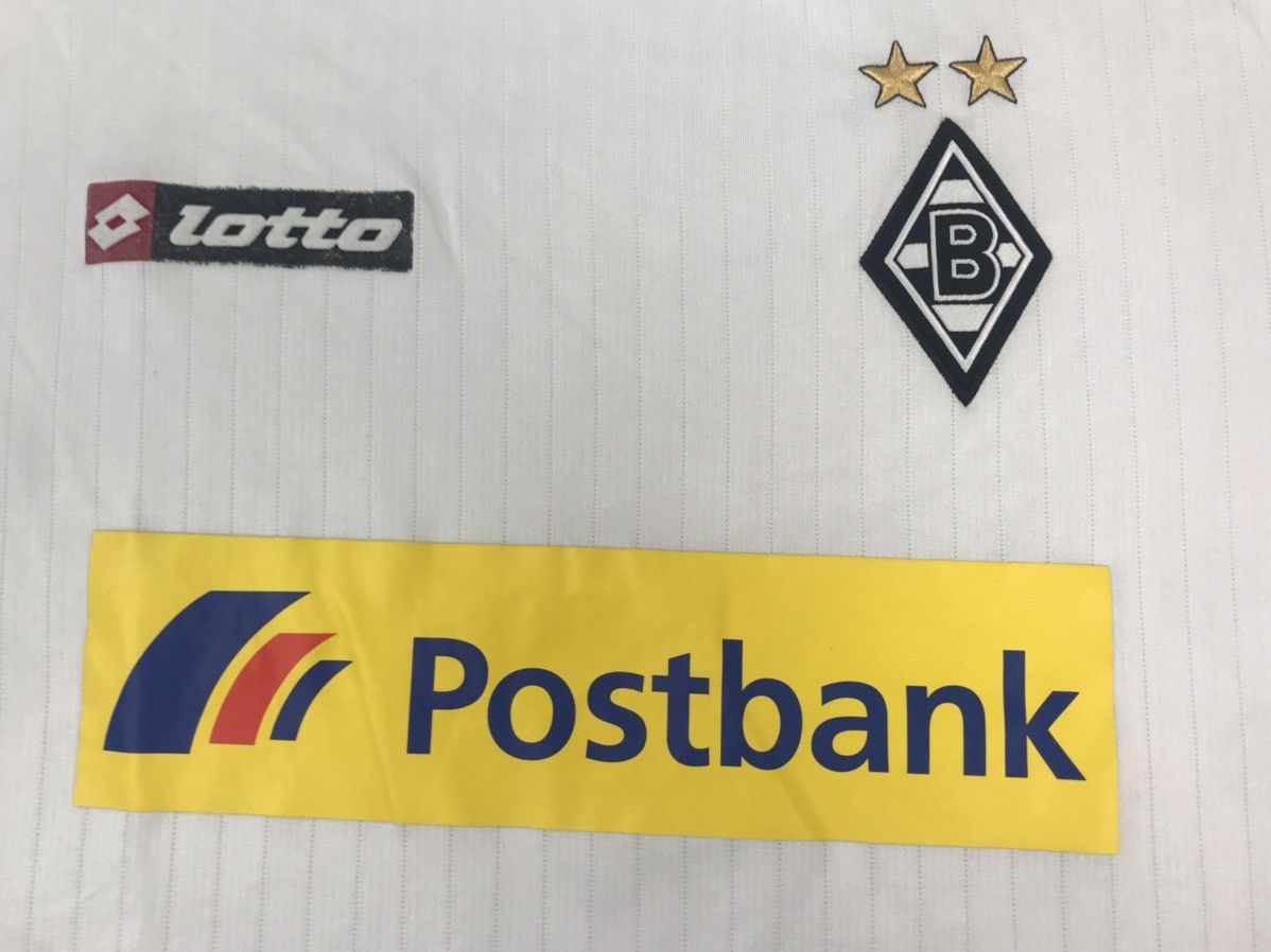 Lotto Sport × Vintage BORUSSIA MONCHENGLADBACH 2012/2013 HOME TRIKOT LOTTO,SZ L Size US L / EU 52-54 / 3 - 4 Thumbnail