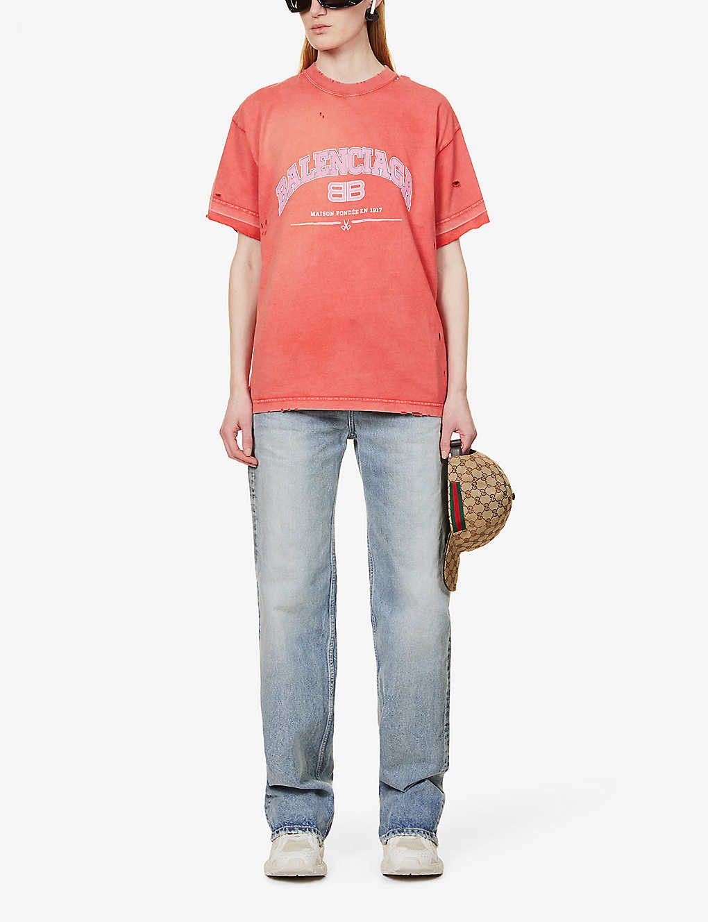 Balenciaga o1s1rm0723 T-Shirt in Multicolor Size US XS / EU 42 / 0 - 2 Thumbnail