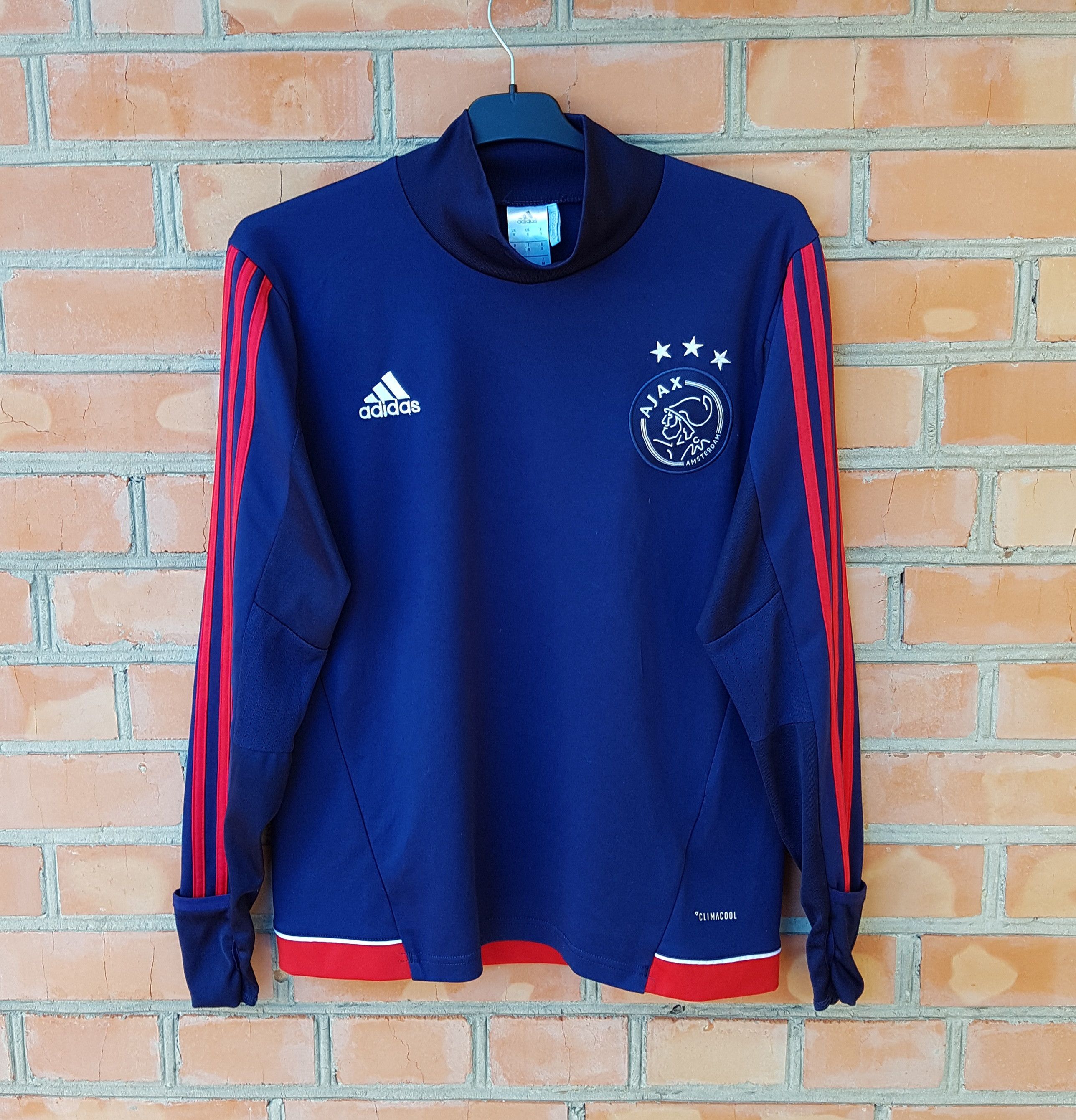 Adidas Ajax Adidas 2017-18 Football Soccer Training Top ClimaCool Size US S / EU 44-46 / 1 - 1 Thumbnail