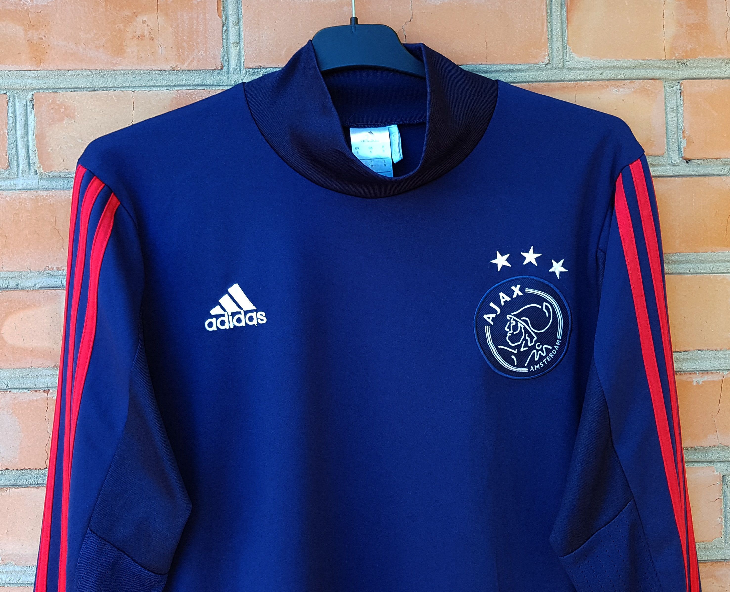 Adidas Ajax Adidas 2017-18 Football Soccer Training Top ClimaCool Size US S / EU 44-46 / 1 - 3 Thumbnail