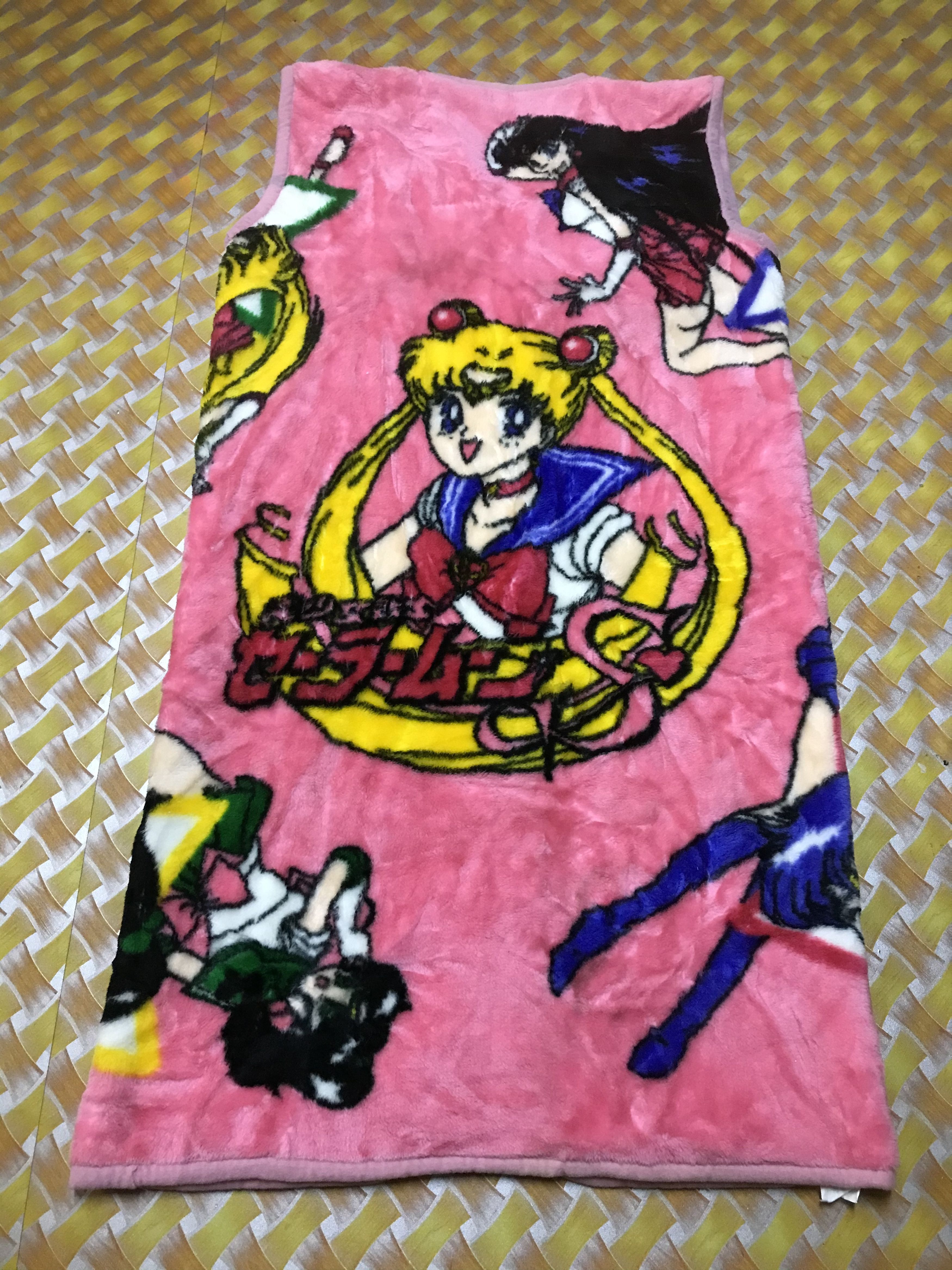 Anime × Japanese Brand × Vintage Vintage Sailormoon Bandai Full Print Fleece Long Jacket Size US M / EU 48-50 / 2 - 4 Thumbnail