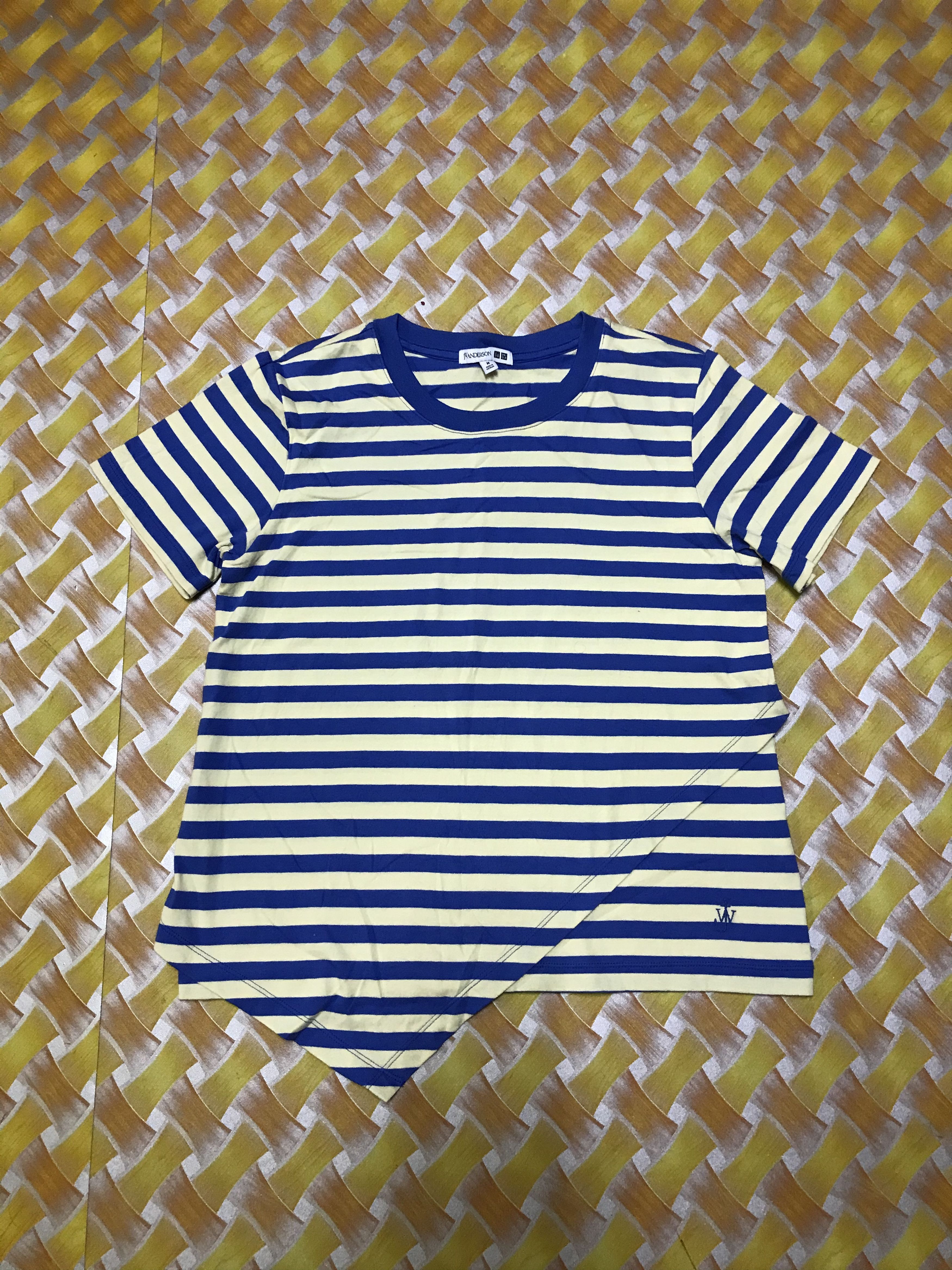 JW Anderson × Uniqlo J.W.Anderson Blue&White Stripes T Shirt Size US M / EU 48-50 / 2 - 1 Thumbnail