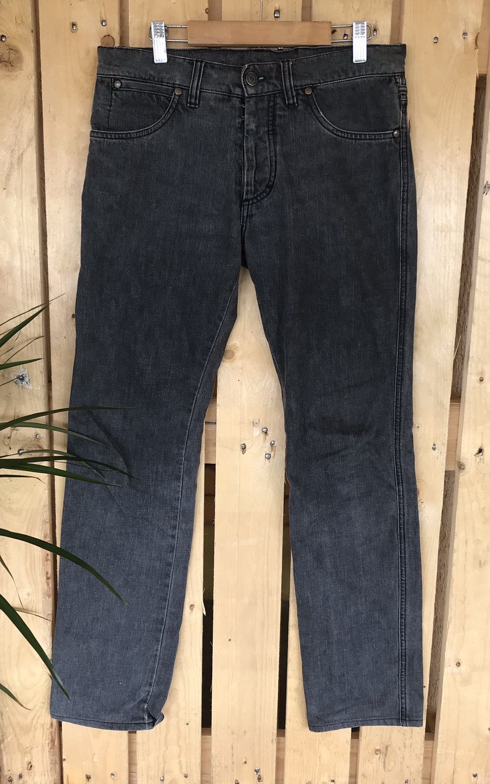 Maison Margiela MAISON MARTIN MARGIELA Knitted Back Jeans Size US 30 / EU 46 - 1 Thumbnail
