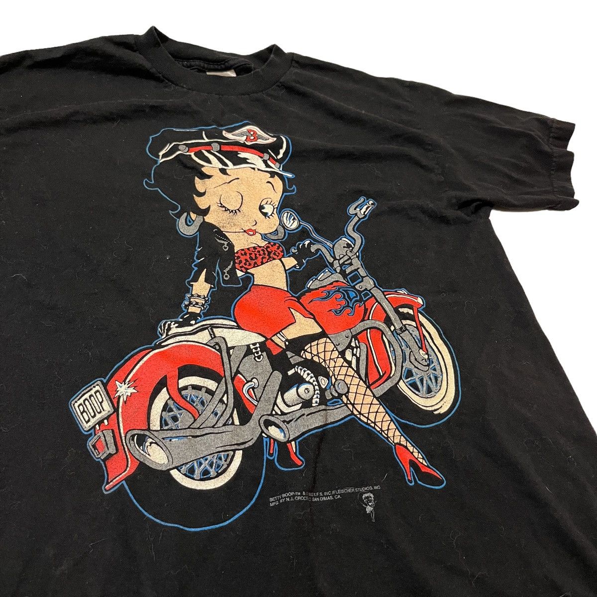 Vintage 1992 Betty Boop Bike Girl Tee Size US M / EU 48-50 / 2 - 2 Thumbnail
