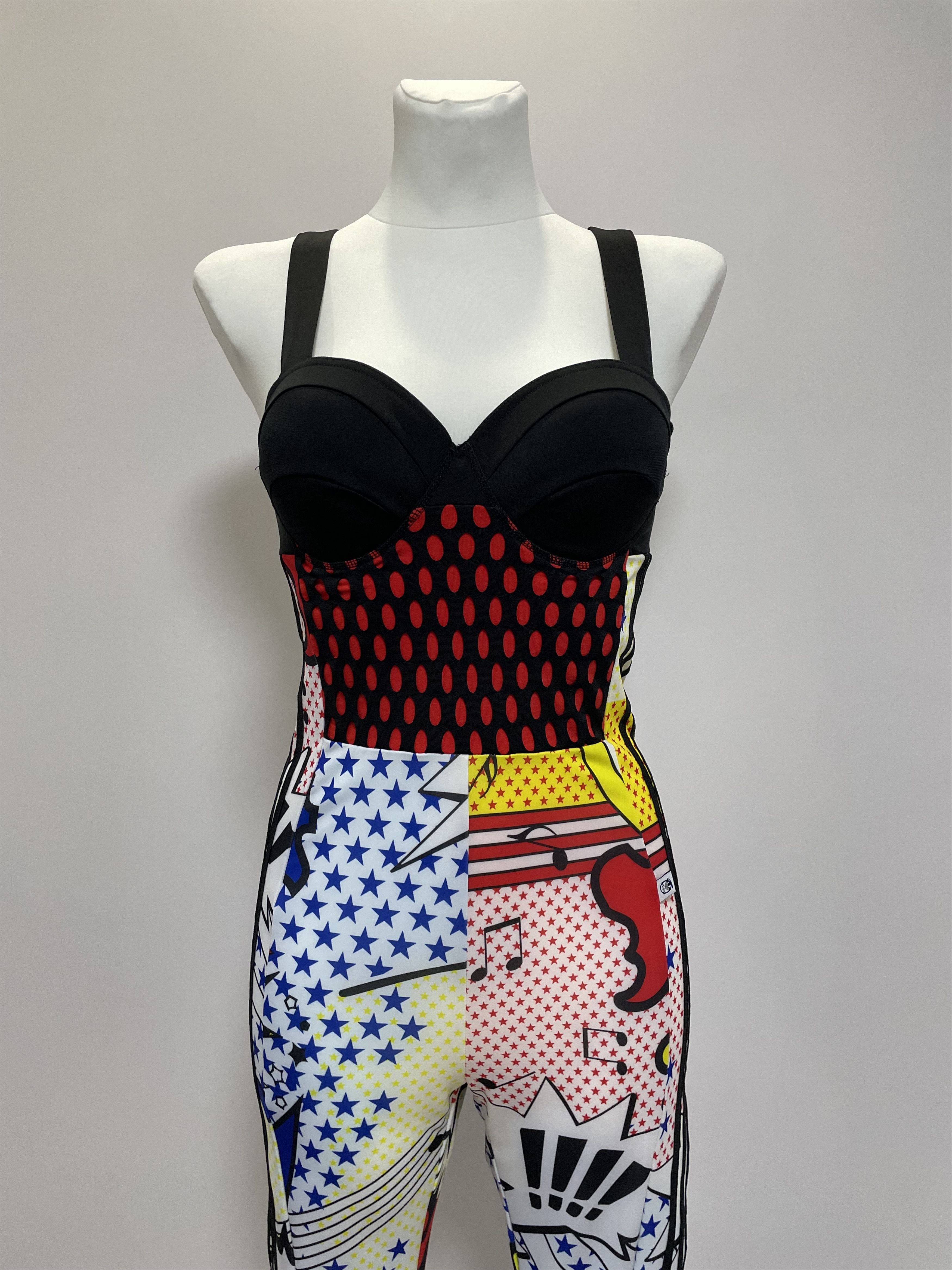 Adidas ADIDAS x RITA ORA Collab Jumpsuit Comic Catsuit Overall Size 28" / US 6 / IT 42 - 9 Thumbnail