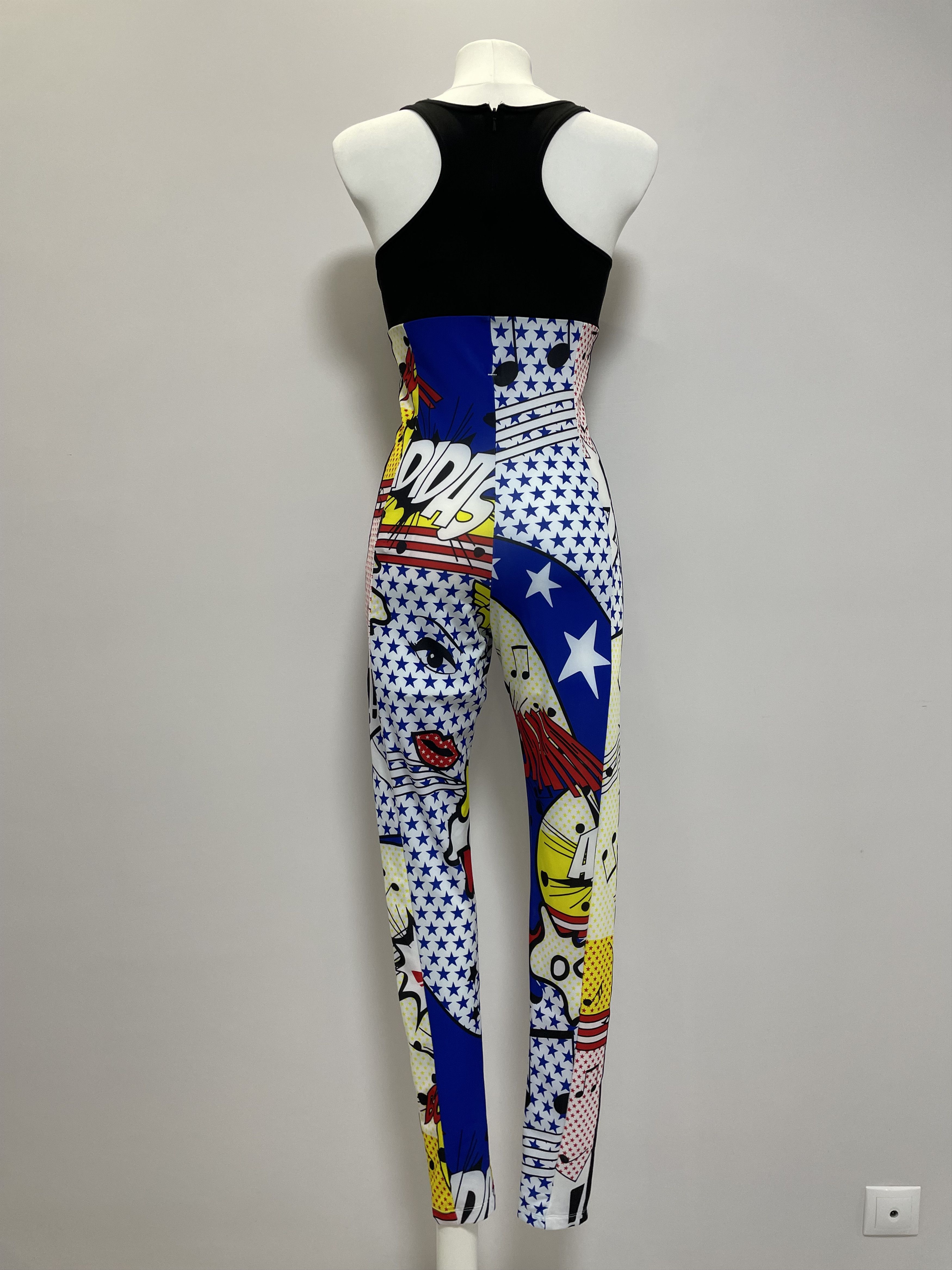 Adidas ADIDAS x RITA ORA Collab Jumpsuit Comic Catsuit Overall Size 28" / US 6 / IT 42 - 6 Thumbnail