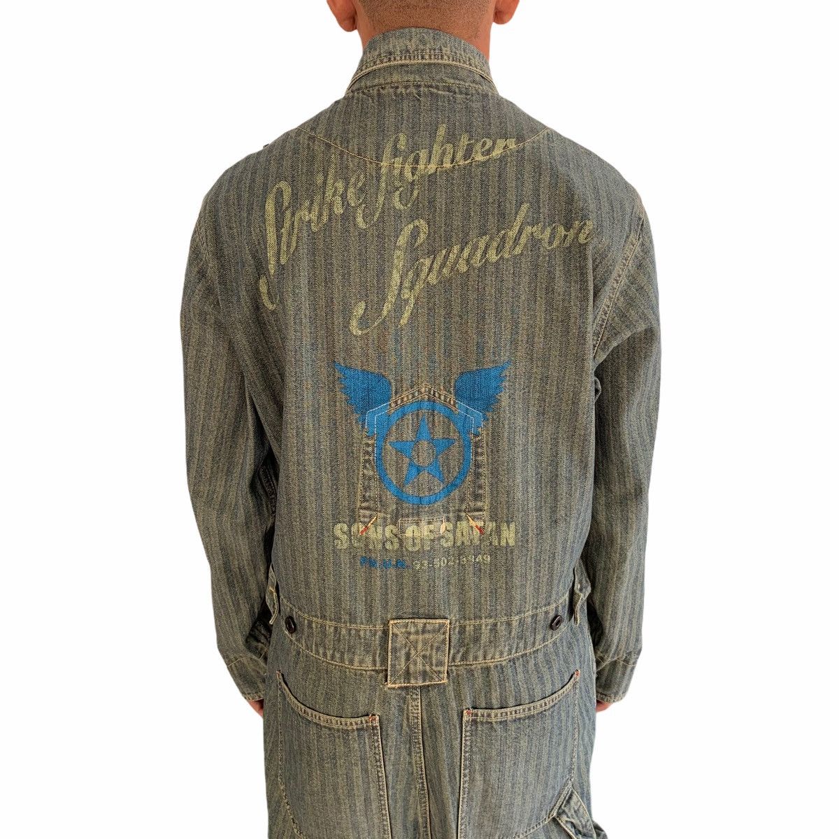 PPFM PPFM Strike Fighter Squadron Sons Of Satan Coverall Size US L / EU 52-54 / 3 - 4 Thumbnail