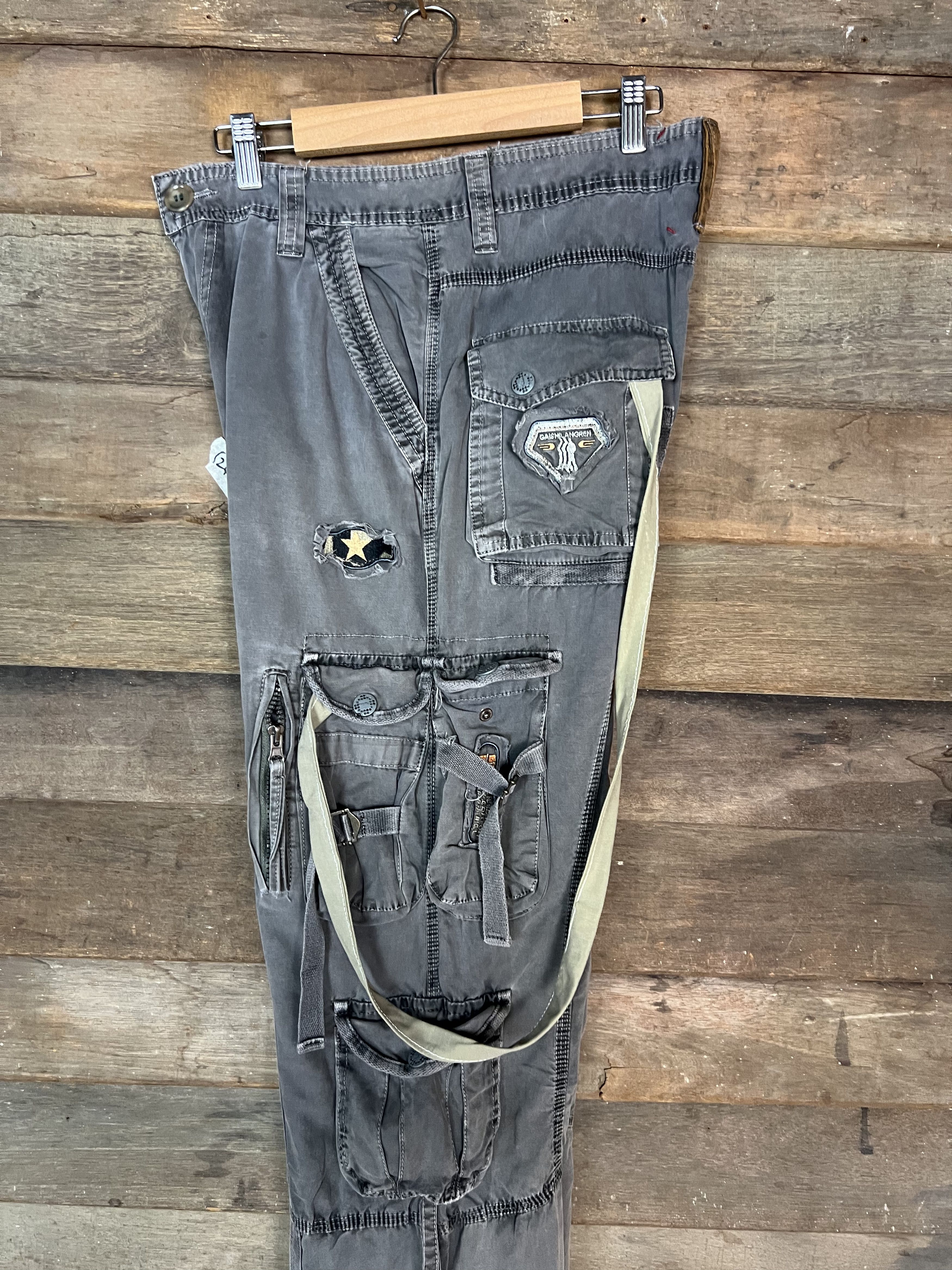 Japanese Brand CARGO PANT MULTIPOCKET CUSTOM SEDITIONARIES JAPANESE BRANDED Size US 30 / EU 46 - 22 Thumbnail