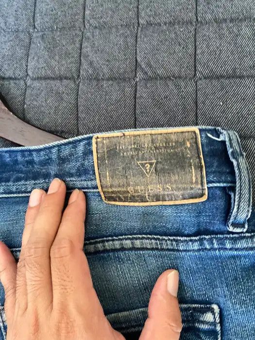 Vintage Custom Shashiko Boro Patch Work Regular Stright Jeans Size US 38 / EU 54 - 12 Thumbnail
