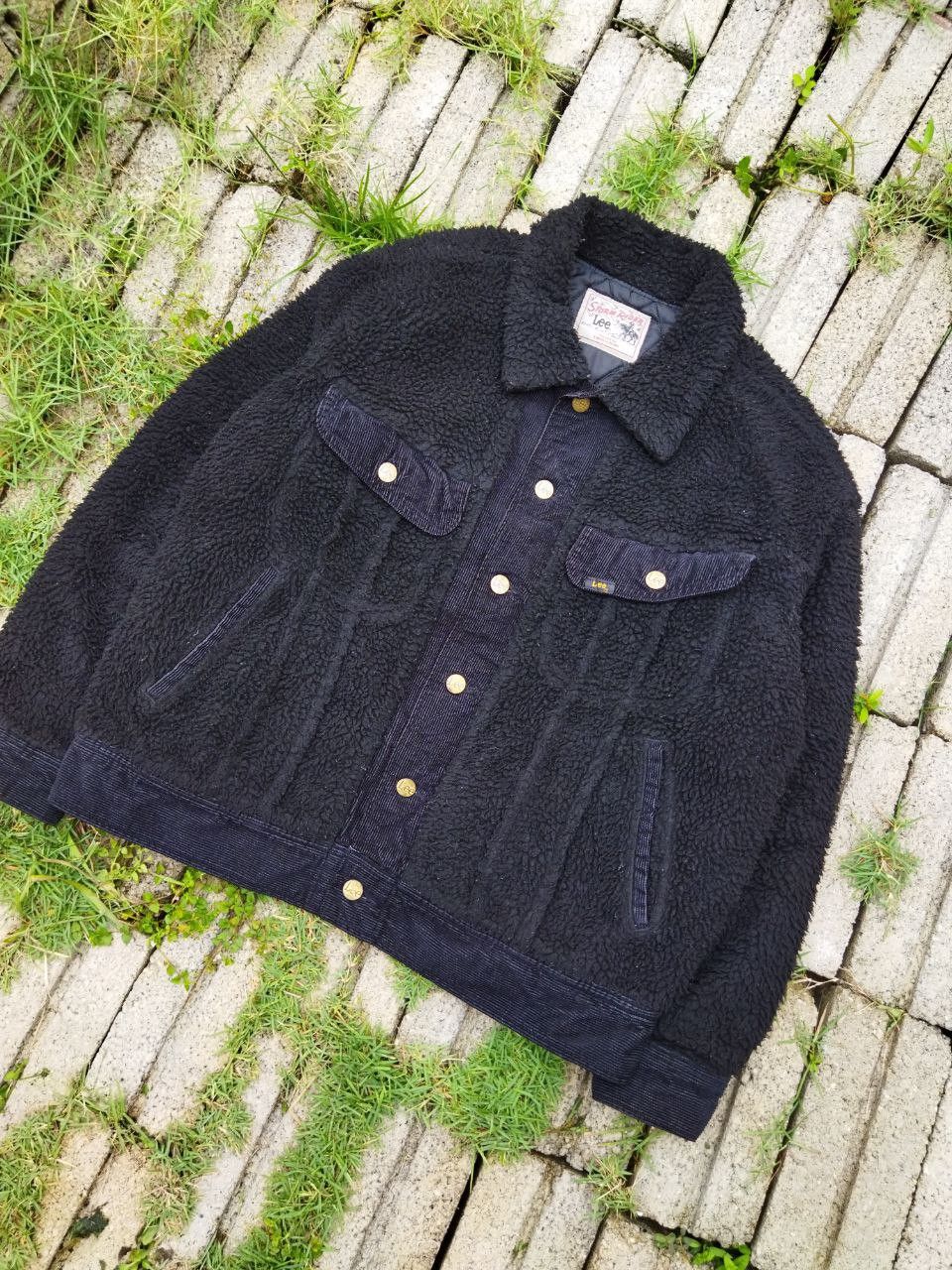 Lee Vintage Lee Storm Rider X Beams Corduroy Sherpa Jacket Size US M / EU 48-50 / 2 - 2 Thumbnail
