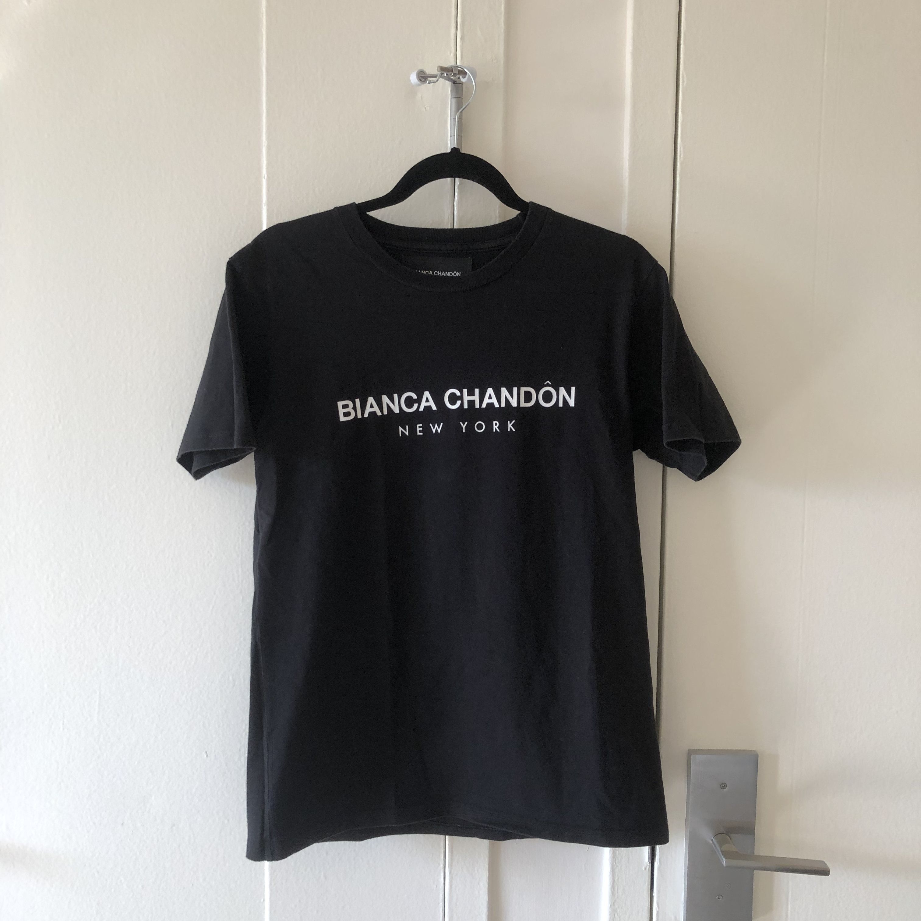 image of Bianca Chandon New York Logo Tee in Black, Men's (Size Small)