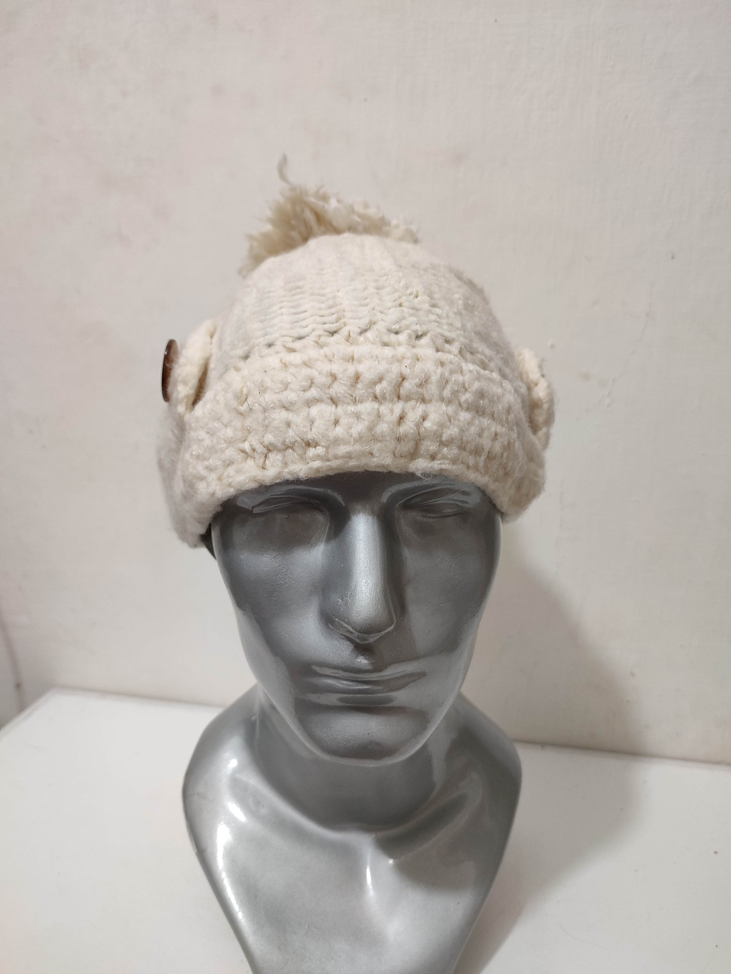 Vivienne Westwood 🔥Vivienne Westwood Knitted Wool Hats Orb logo button 🔥 Size ONE SIZE - 3 Thumbnail