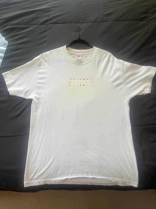 Supreme damien best sale hirst box logo