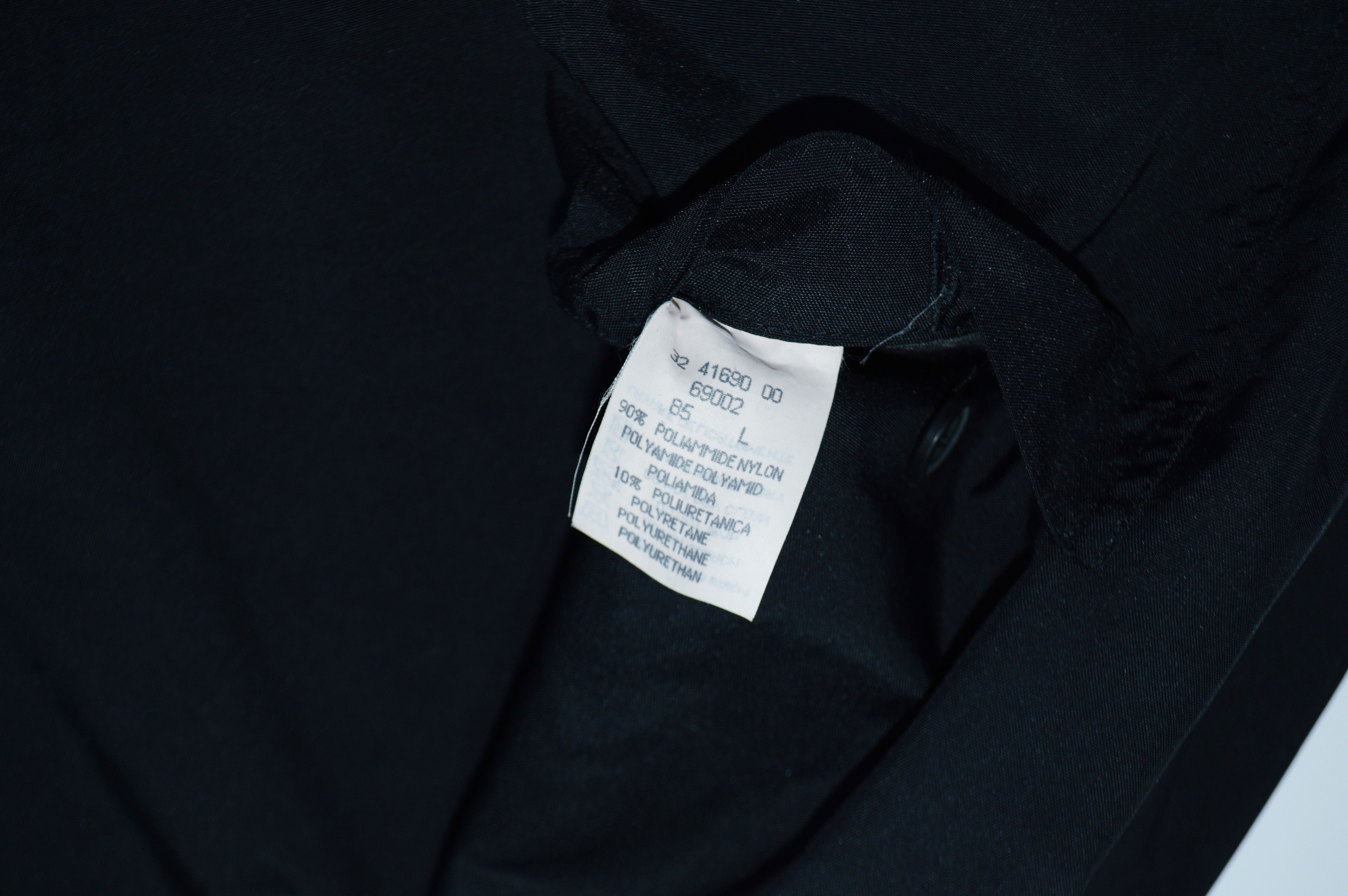 Other Seventy Black Polyurethane Windbreaker Jacket Size L Size US L / EU 52-54 / 3 - 9 Thumbnail