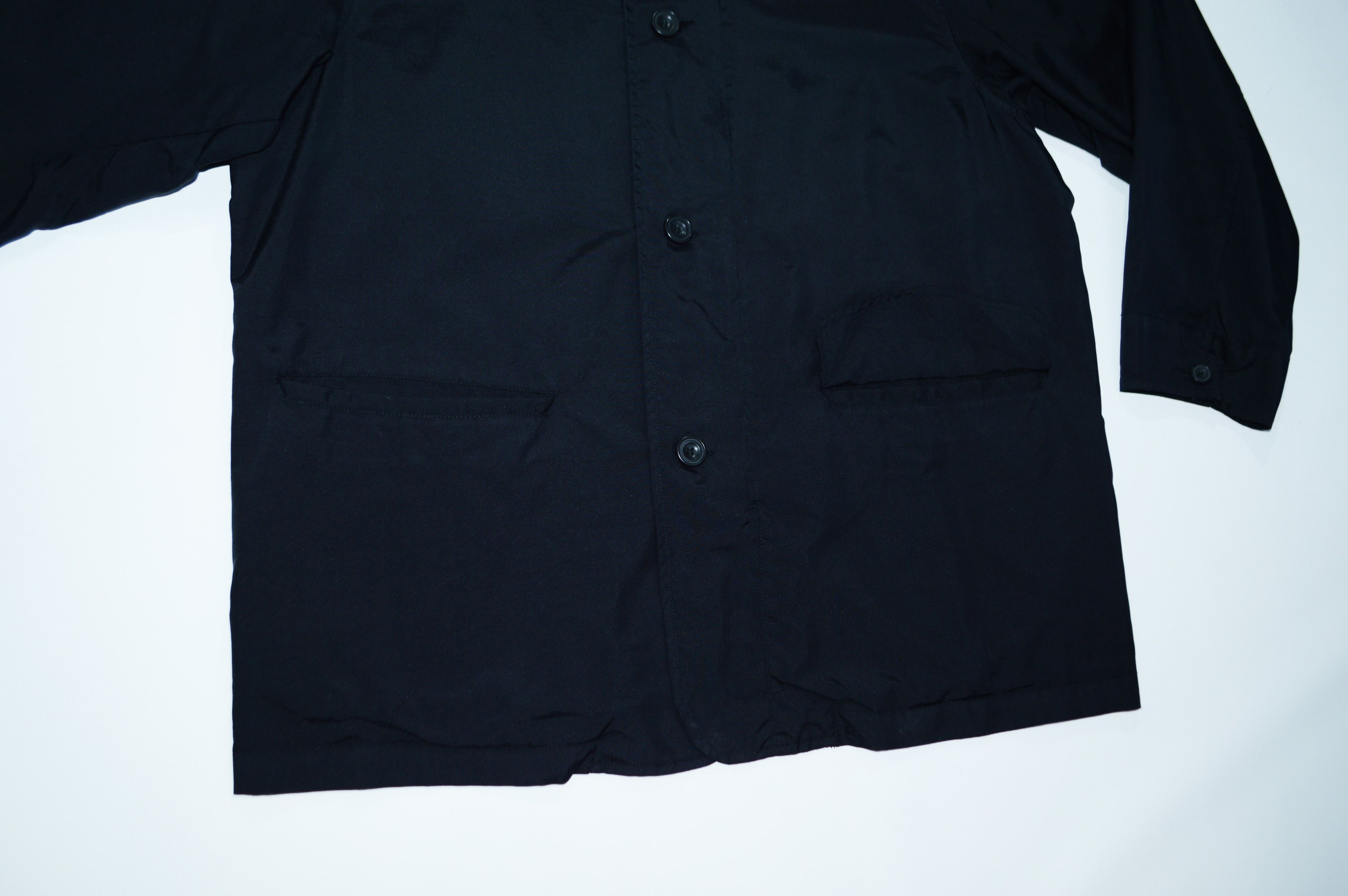 Other Seventy Black Polyurethane Windbreaker Jacket Size L Size US L / EU 52-54 / 3 - 5 Thumbnail