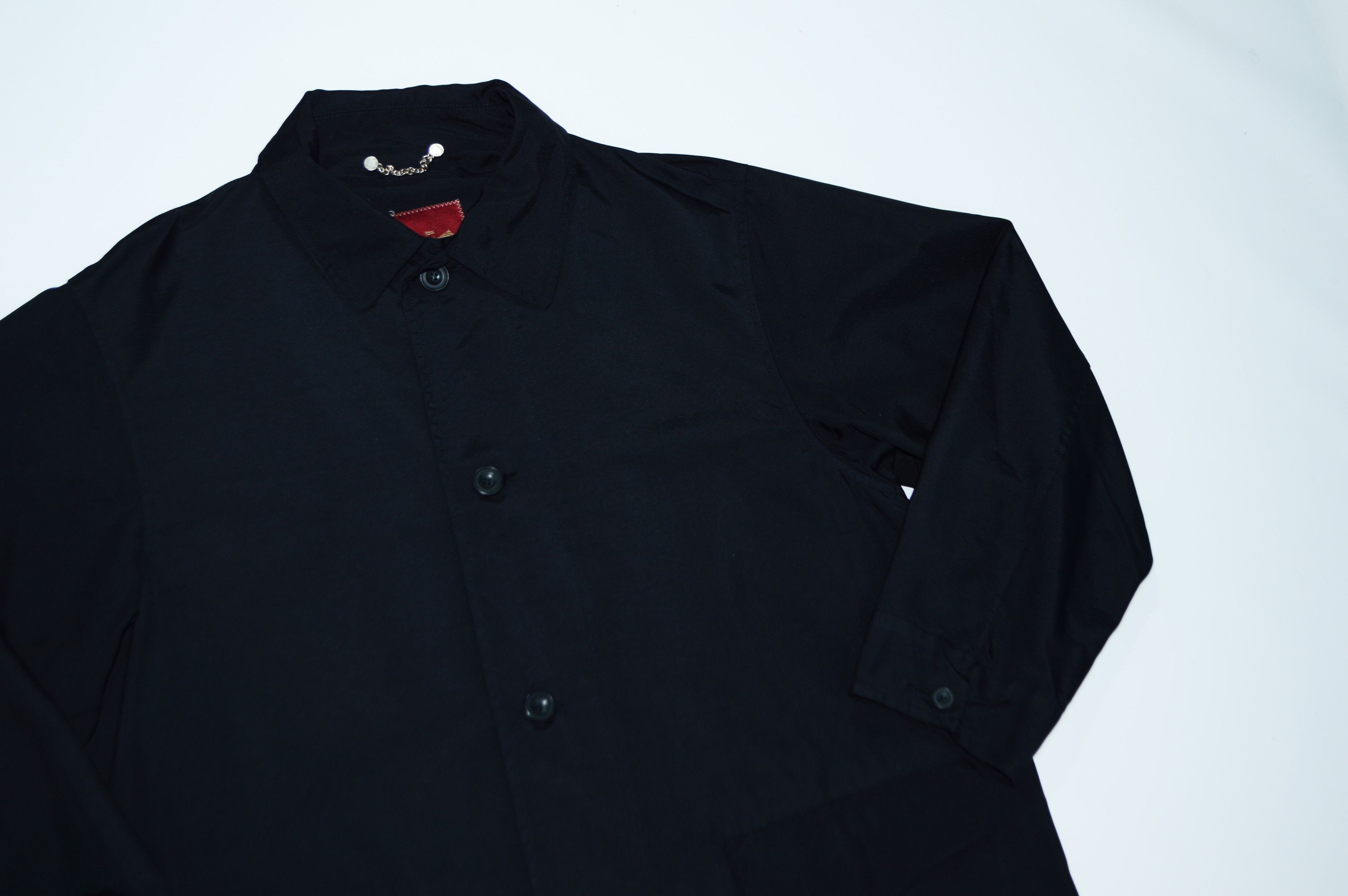 Other Seventy Black Polyurethane Windbreaker Jacket Size L Size US L / EU 52-54 / 3 - 2 Thumbnail