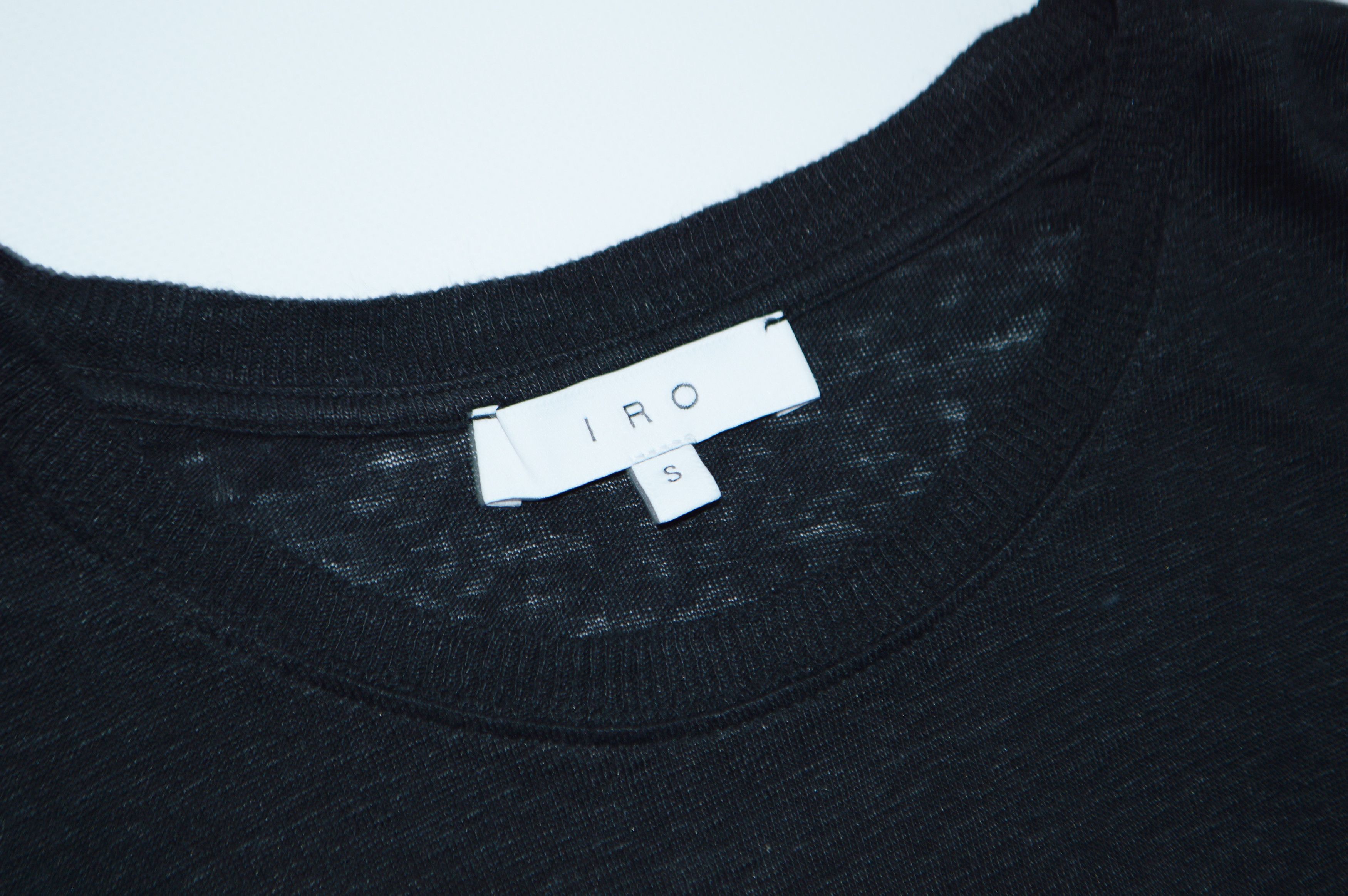 Iro IRO Black Long Sleeve Linen Top Size S Size S / US 4 / IT 40 - 3 Thumbnail