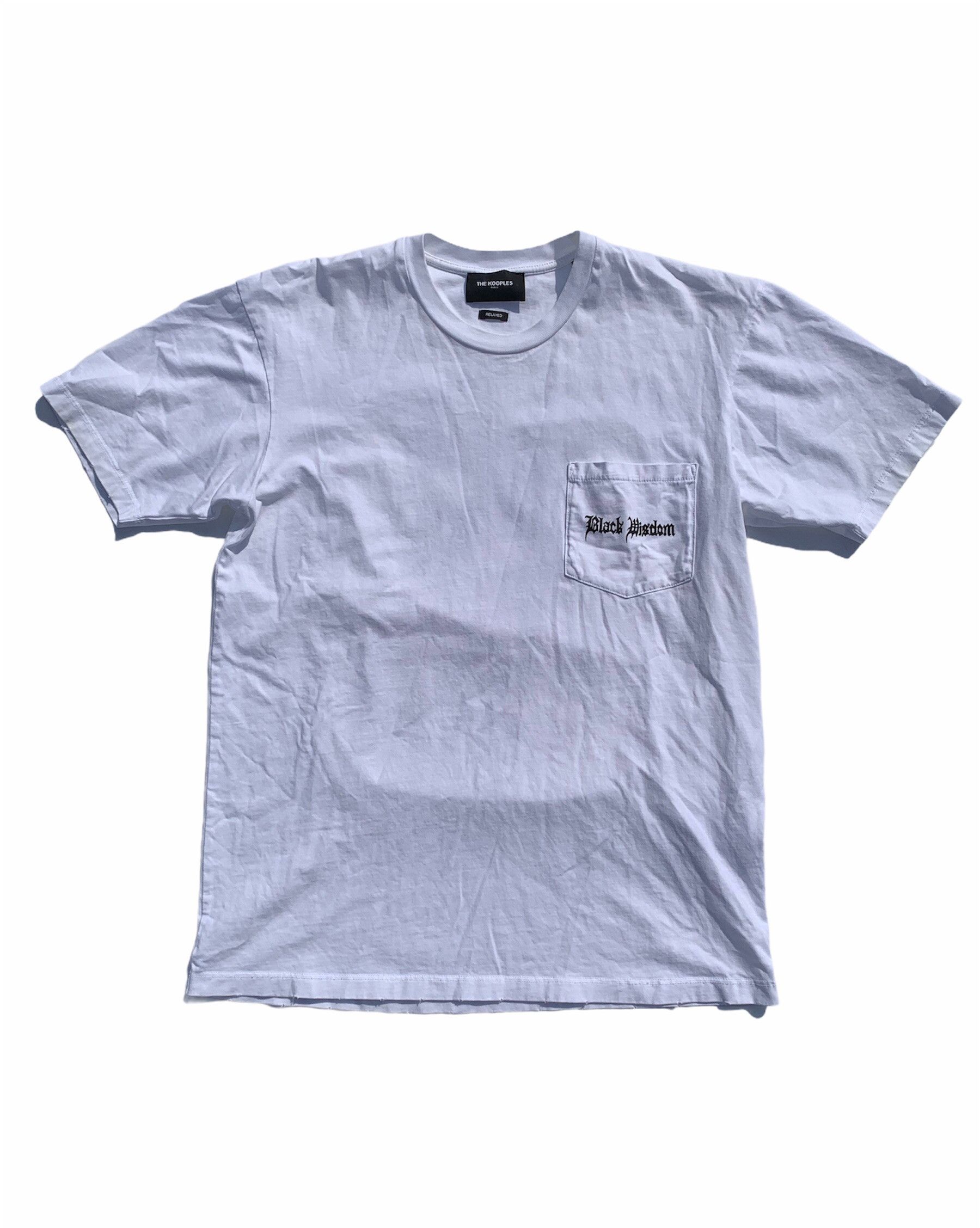 The Kooples The Kooples Black Wisdom Cotton T-Shirt Size US S / EU 44-46 / 1 - 3 Thumbnail