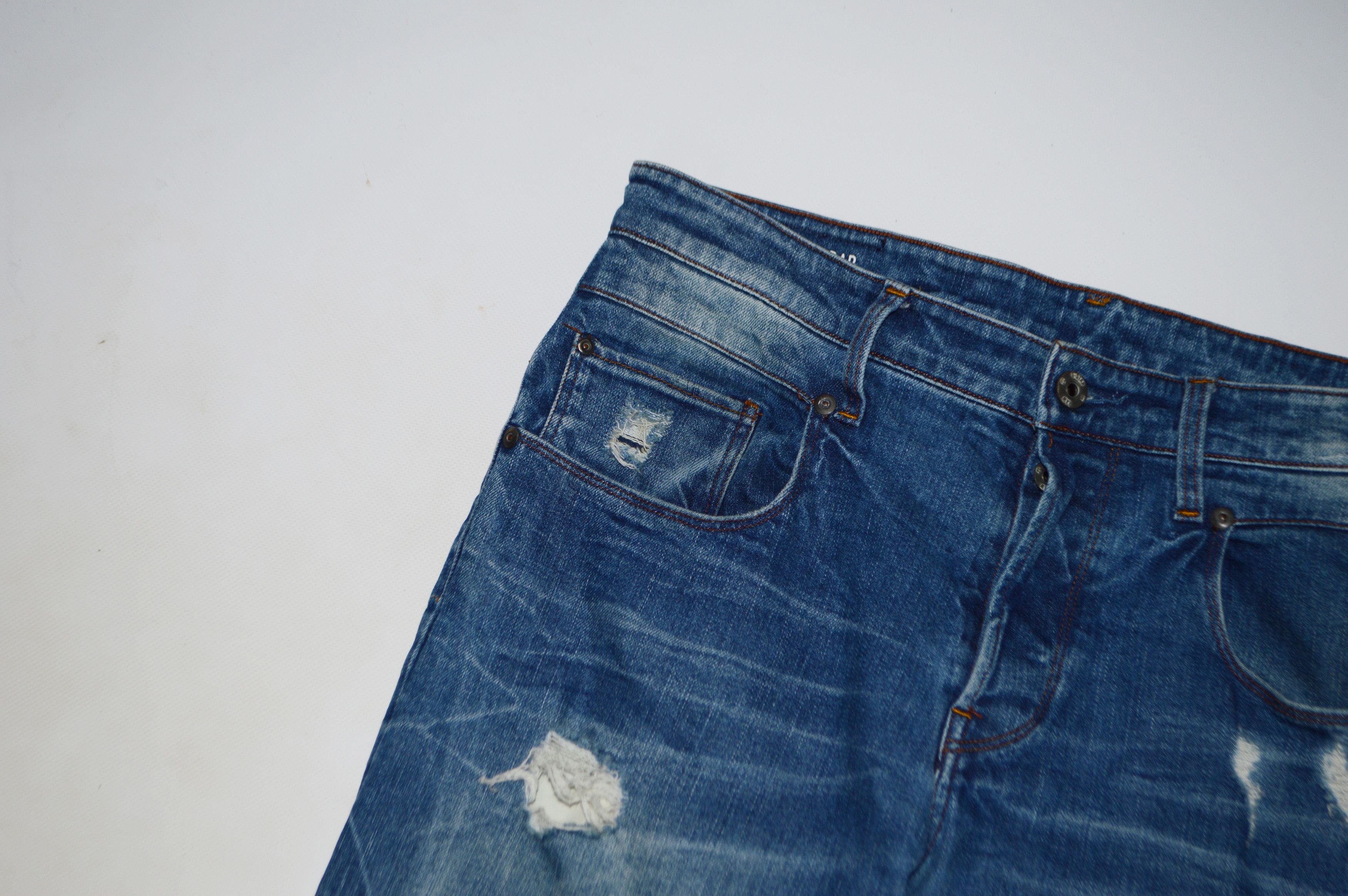 G-Star G-Star Radar Loose Distressed Denim Jean Size US 32 / EU 48 - 3 Thumbnail